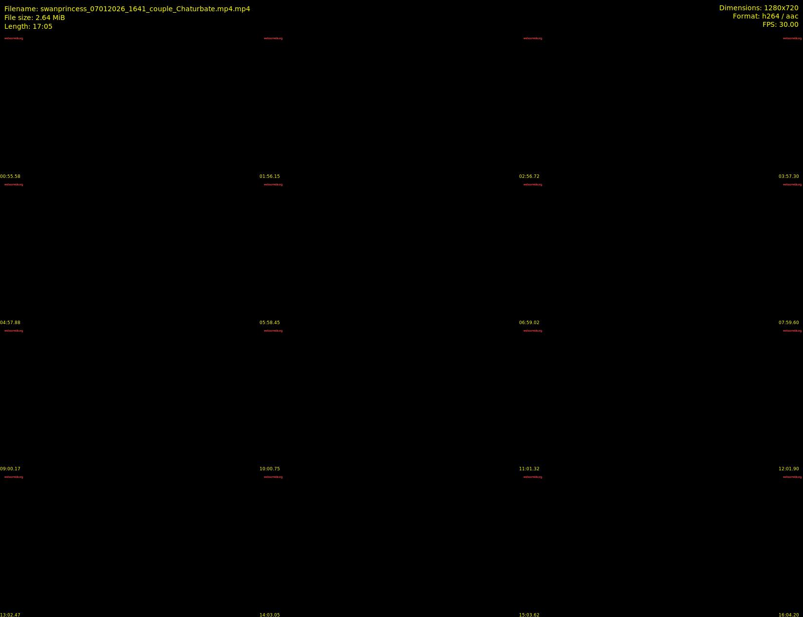 swanprincess — 18 minute Chaturbate female cam show recording, 720p, Jan 7, 2026