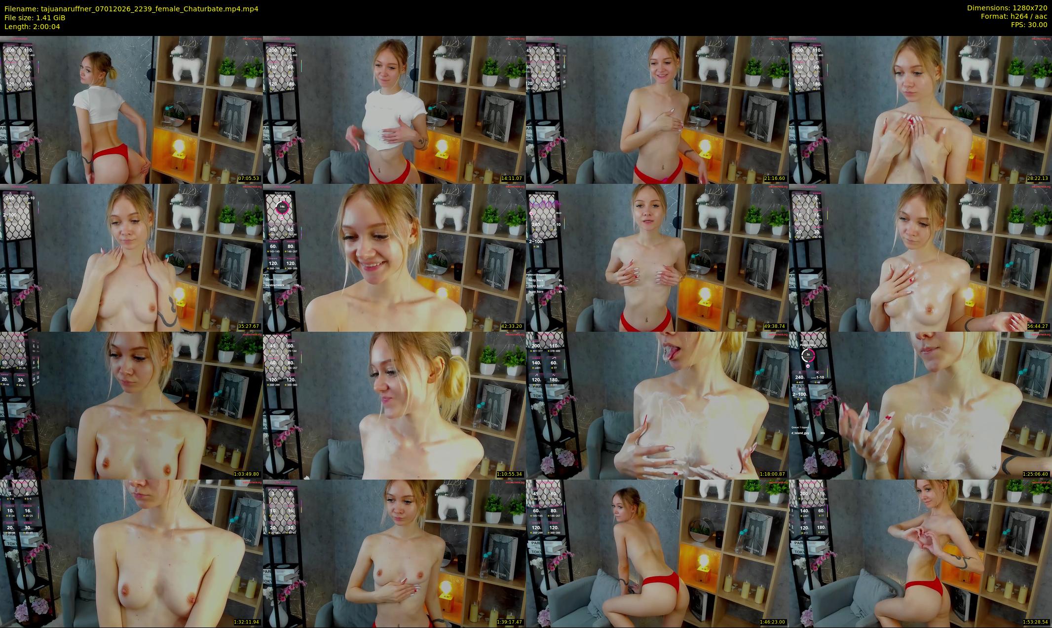 tajuanaruffner — 121 minute Chaturbate female cam show recording, 720p, Jan 7, 2026