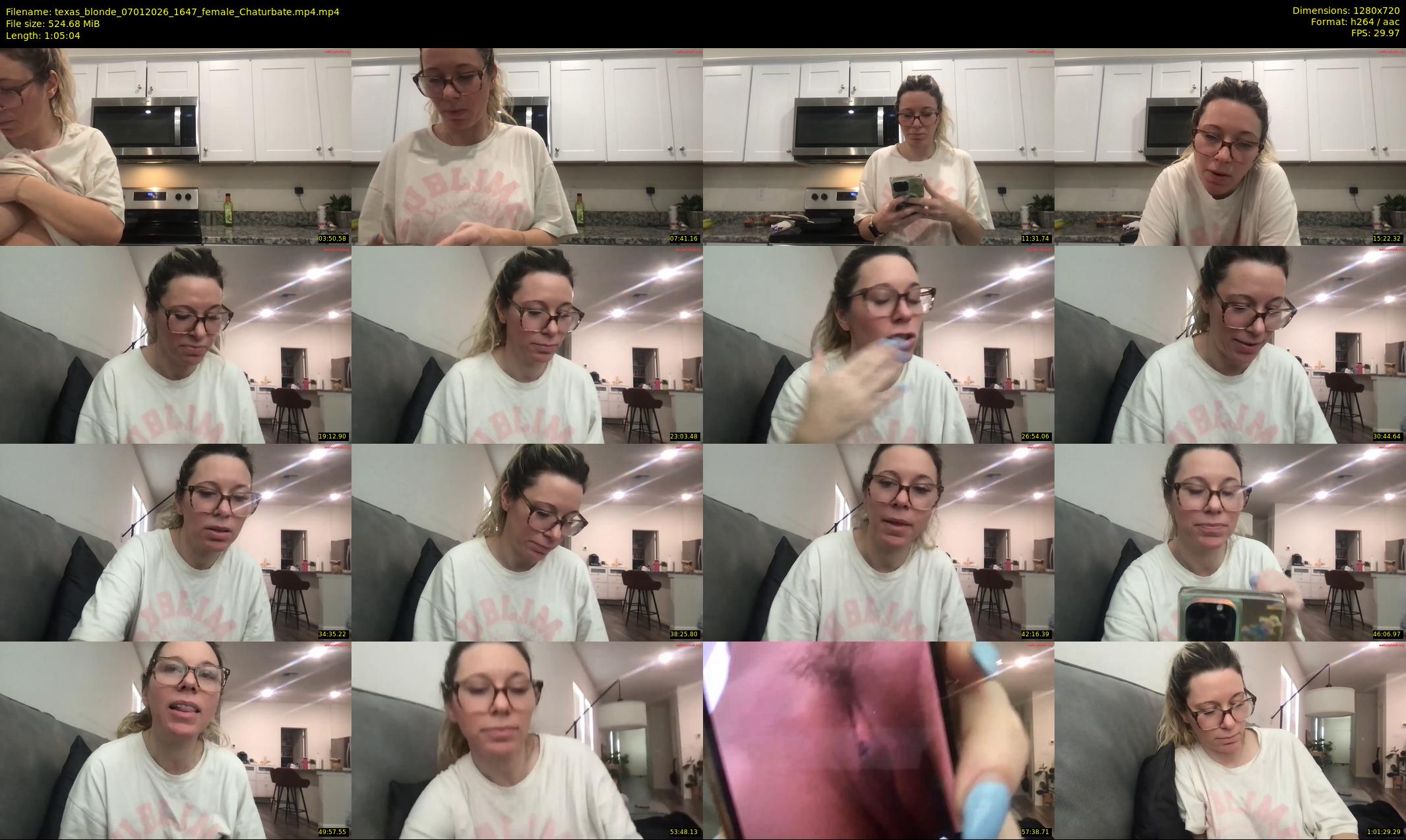 texas_blonde — 66 minute Chaturbate female cam show recording, 720p, Jan 7, 2026