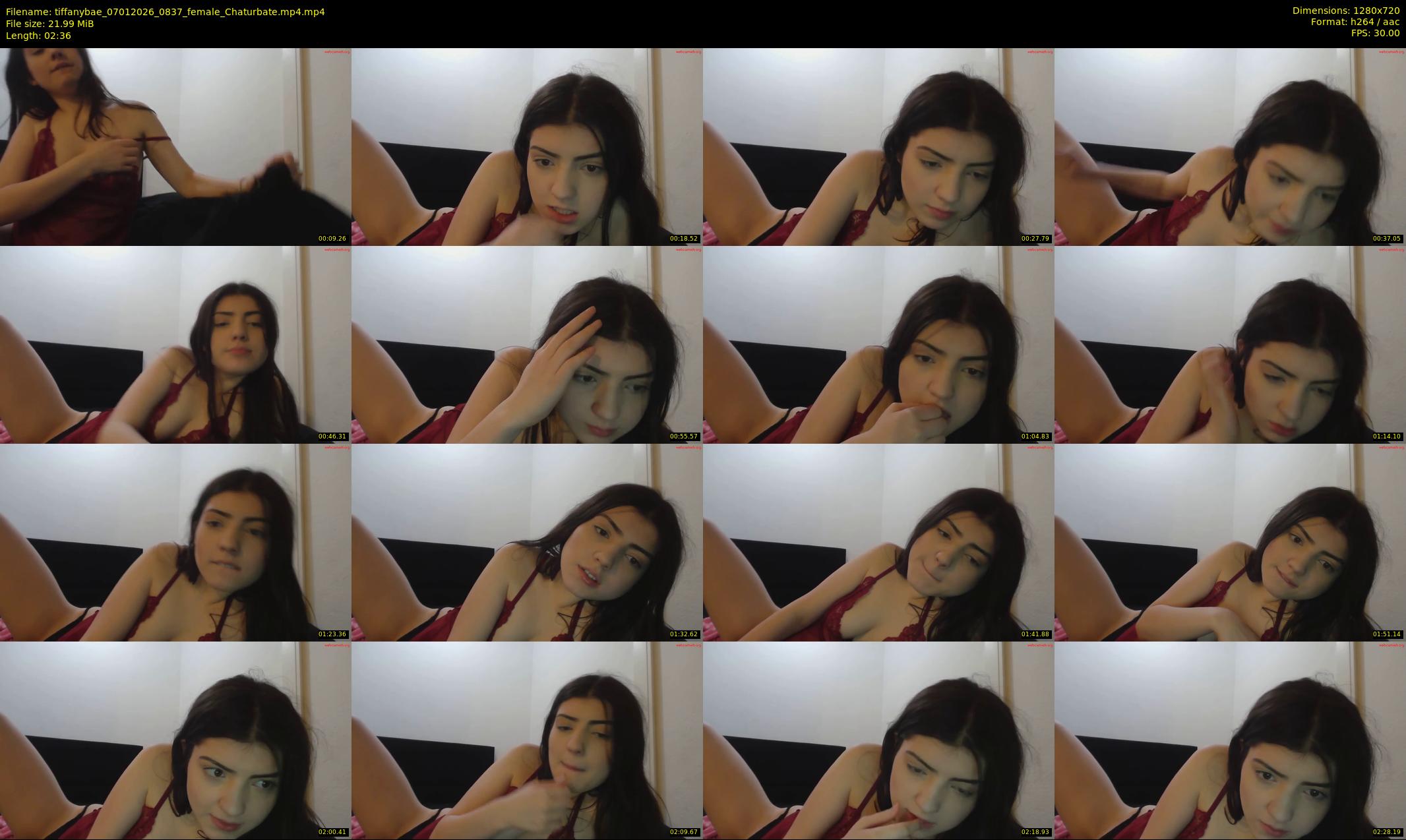 tiffanybae — 3 minute Chaturbate female cam show recording, 720p, Jan 7, 2026