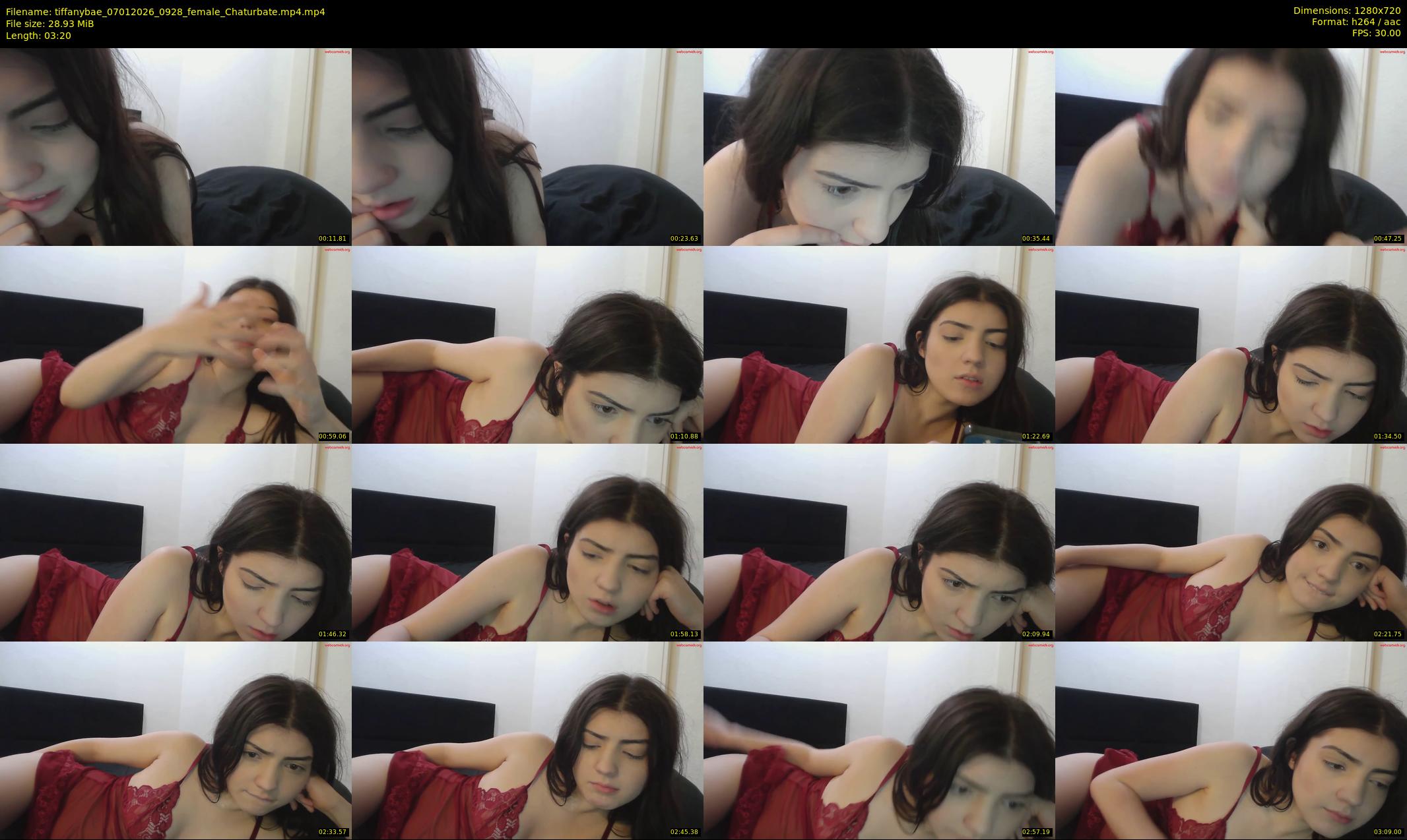 tiffanybae — 4 minute Chaturbate female cam show recording, 720p, Jan 7, 2026