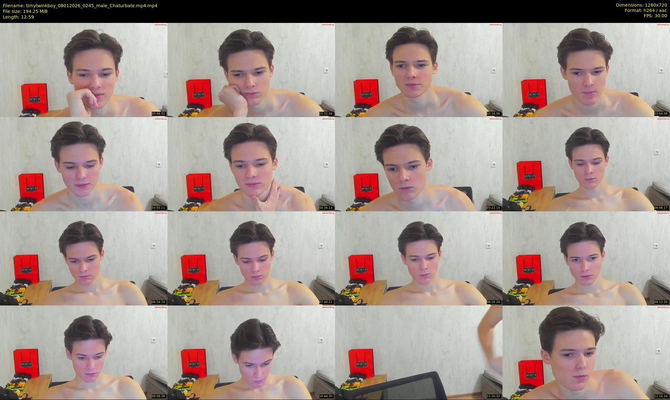 timytwinkboy — 13 minute Chaturbate male cam show recording, 720p, Jan 8, 2026