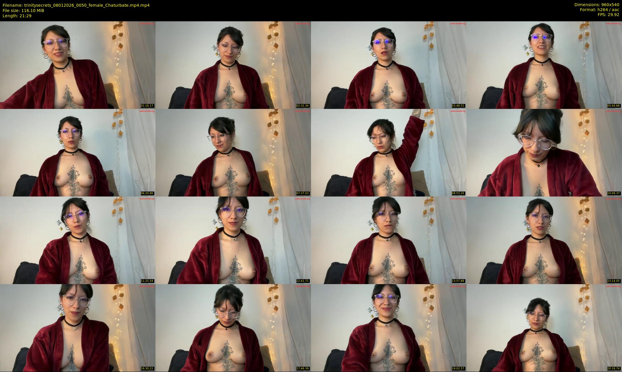 trinitysecrets — 22 minute Chaturbate female cam show recording, 480p, Jan 8, 2026