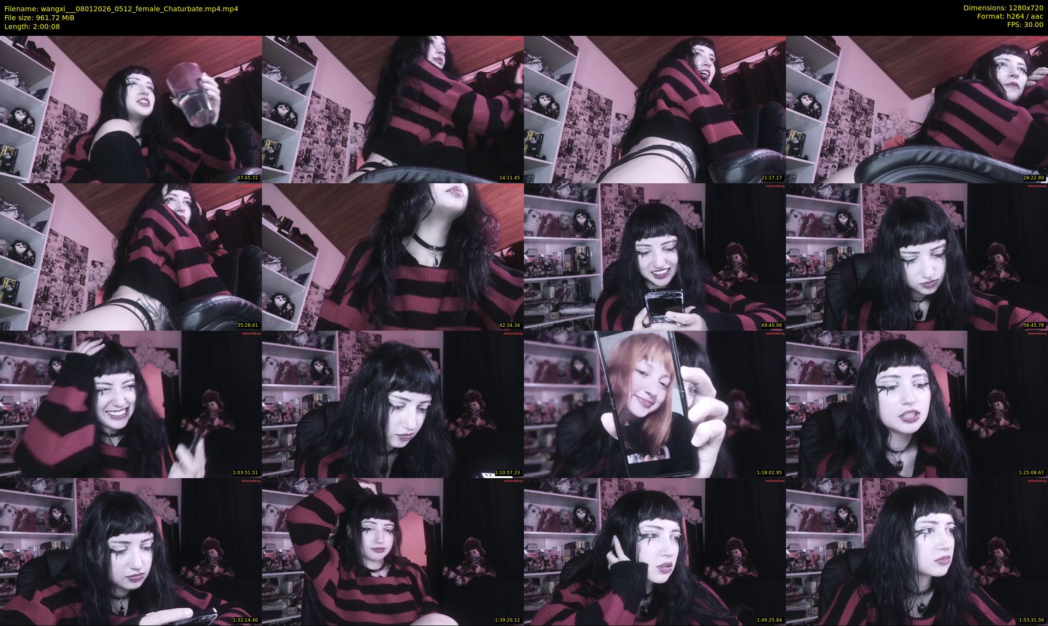 wangxi__ — 121 minute Chaturbate female cam show recording, 720p, Jan 8, 2026