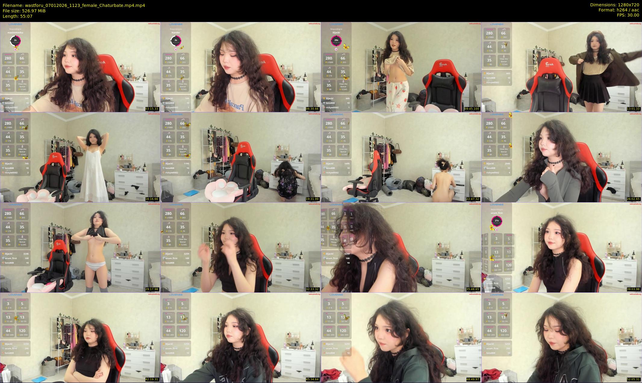 wastforu — 56 minute Chaturbate female cam show recording, 720p, Jan 7, 2026
