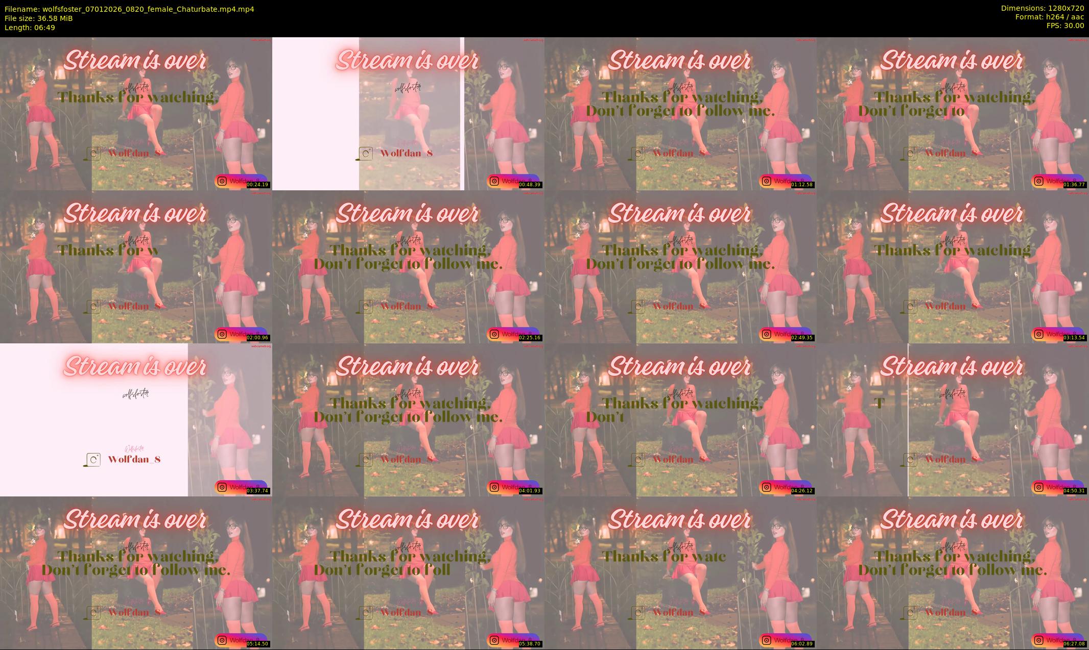 wolfsfoster — 7 minute Chaturbate couple cam show recording, 720p, Jan 7, 2026