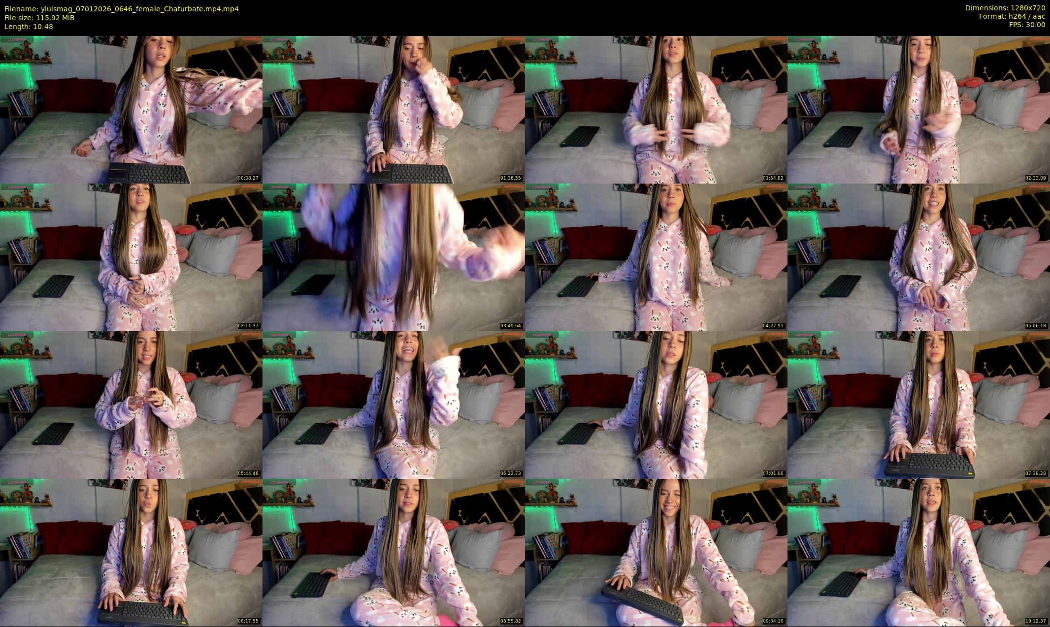 yluismag — 11 minute Chaturbate female cam show recording, 720p, Jan 7, 2026