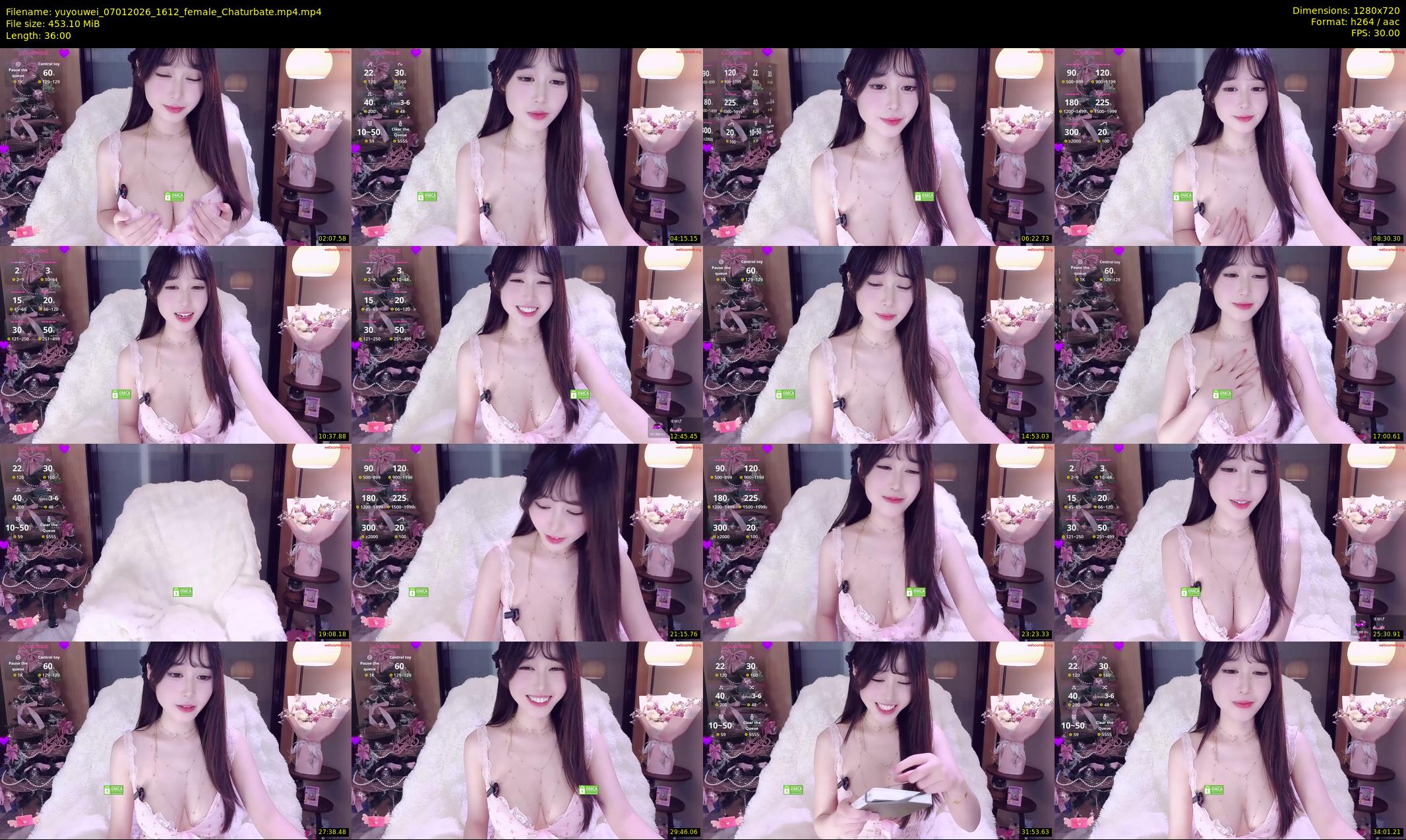 yuyouwei — 36 minute Chaturbate female cam show recording, 720p, Jan 7, 2026