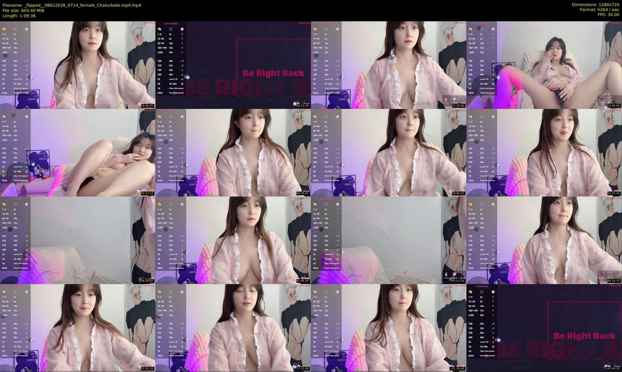 _flipped_ — 70 minute Chaturbate female cam show recording, 720p, Jan 8, 2026