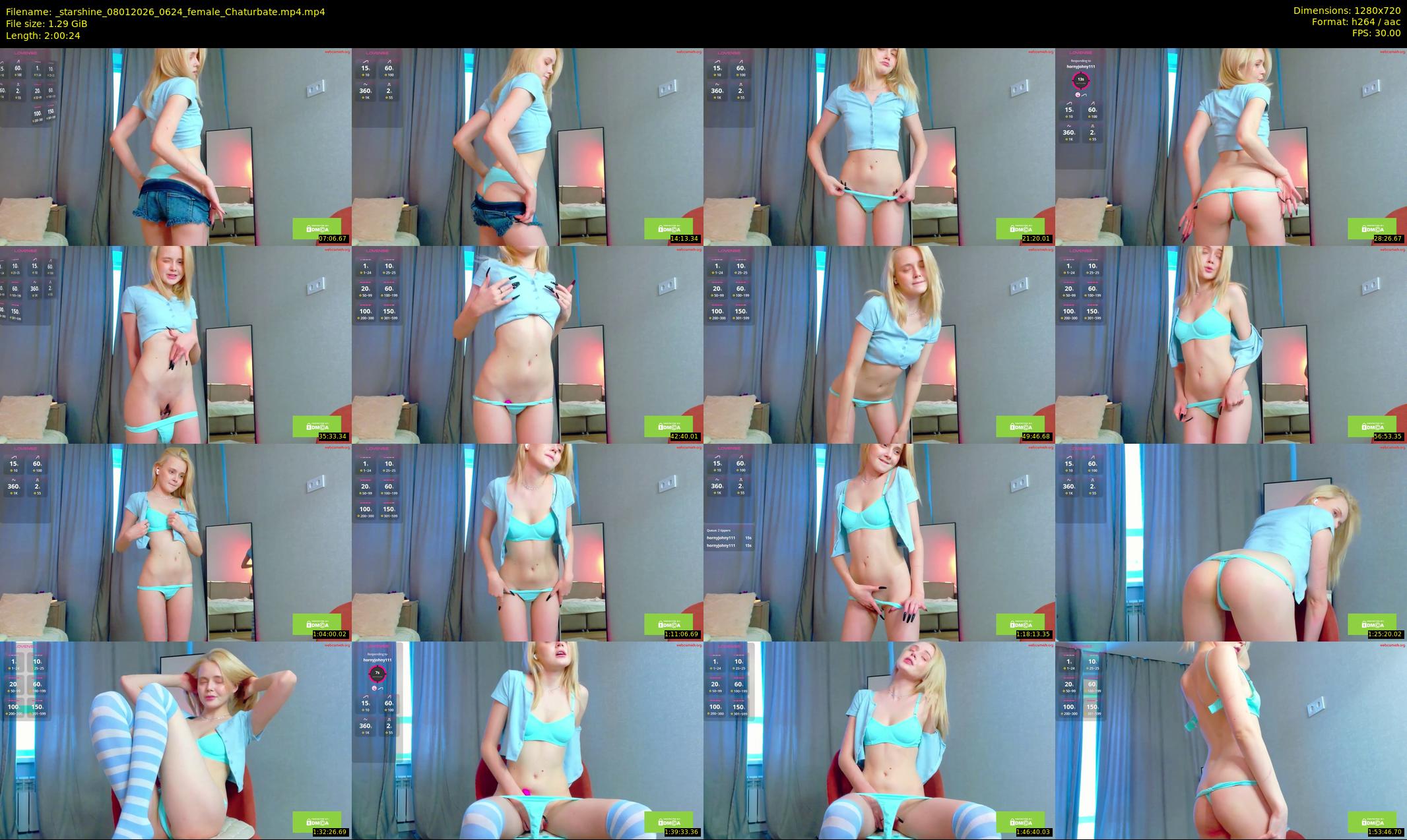 _starshine — 121 minute Chaturbate female cam show recording, 720p, Jan 8, 2026