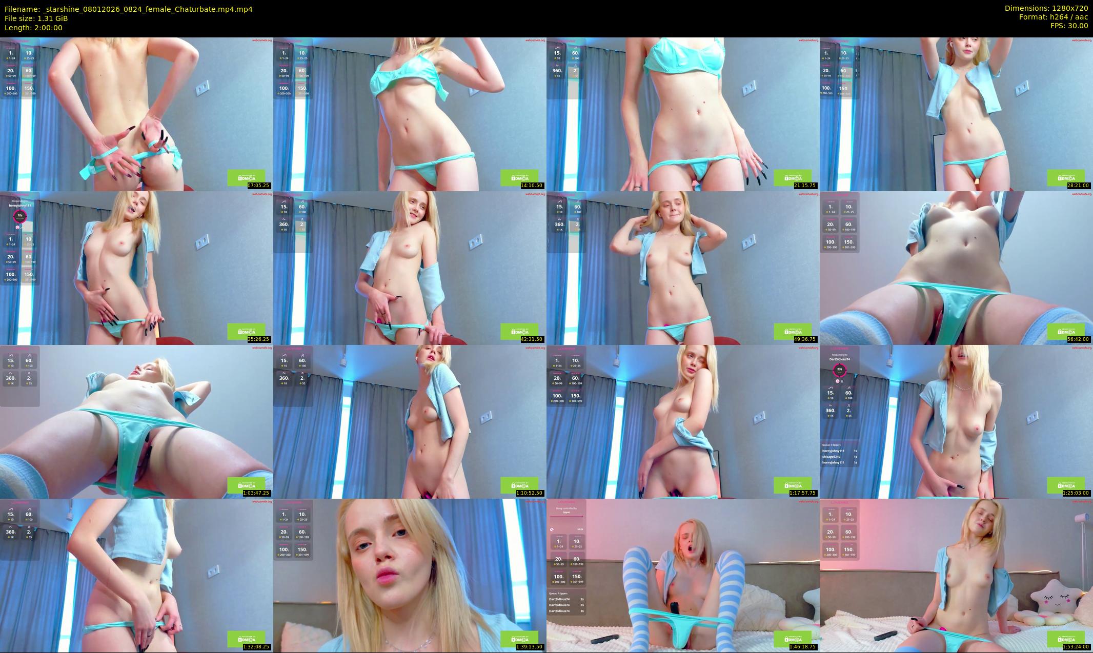 _starshine — 120 minute Chaturbate female cam show recording, 720p, Jan 8, 2026