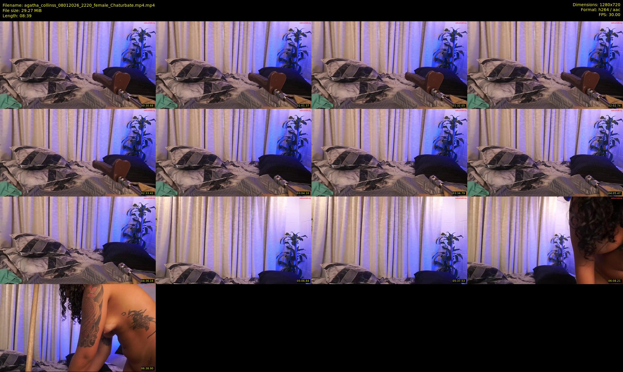 agatha_collinss — 9 minute Chaturbate couple cam show recording, 720p, Jan 8, 2026
