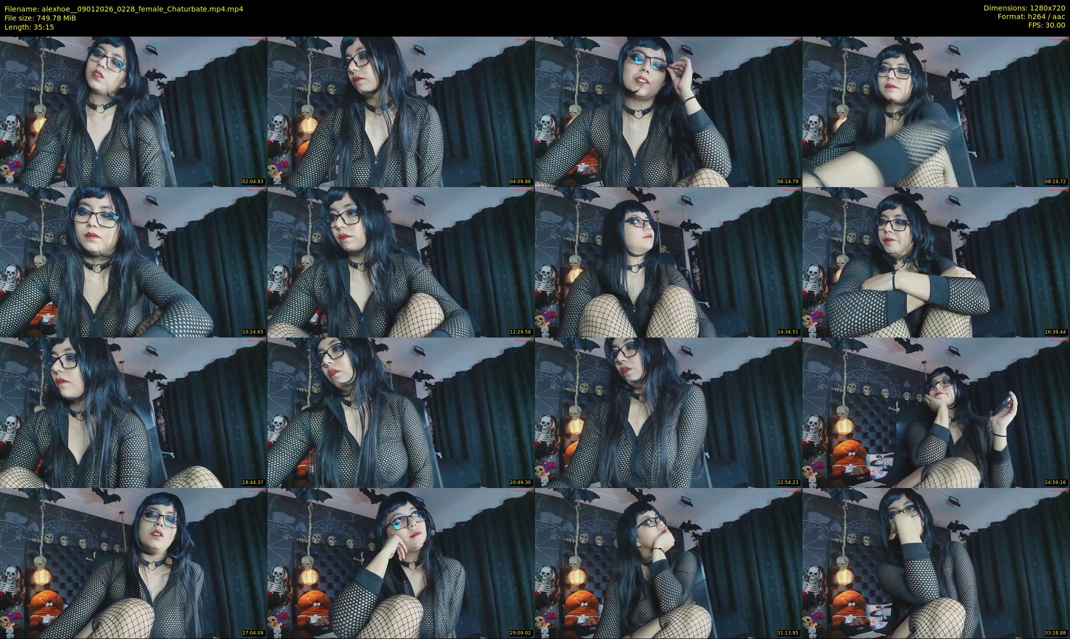 alexhoe_ — 36 minute Chaturbate female cam show recording, 720p, Jan 9, 2026