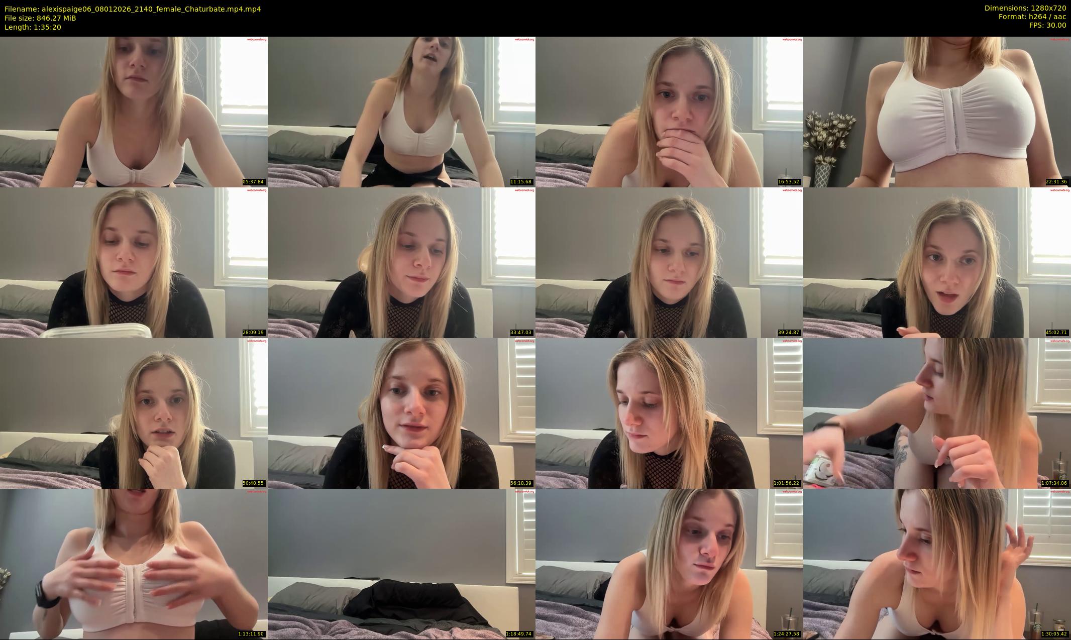 alexispaige06 — 96 minute Chaturbate female cam show recording, 720p, Jan 8, 2026