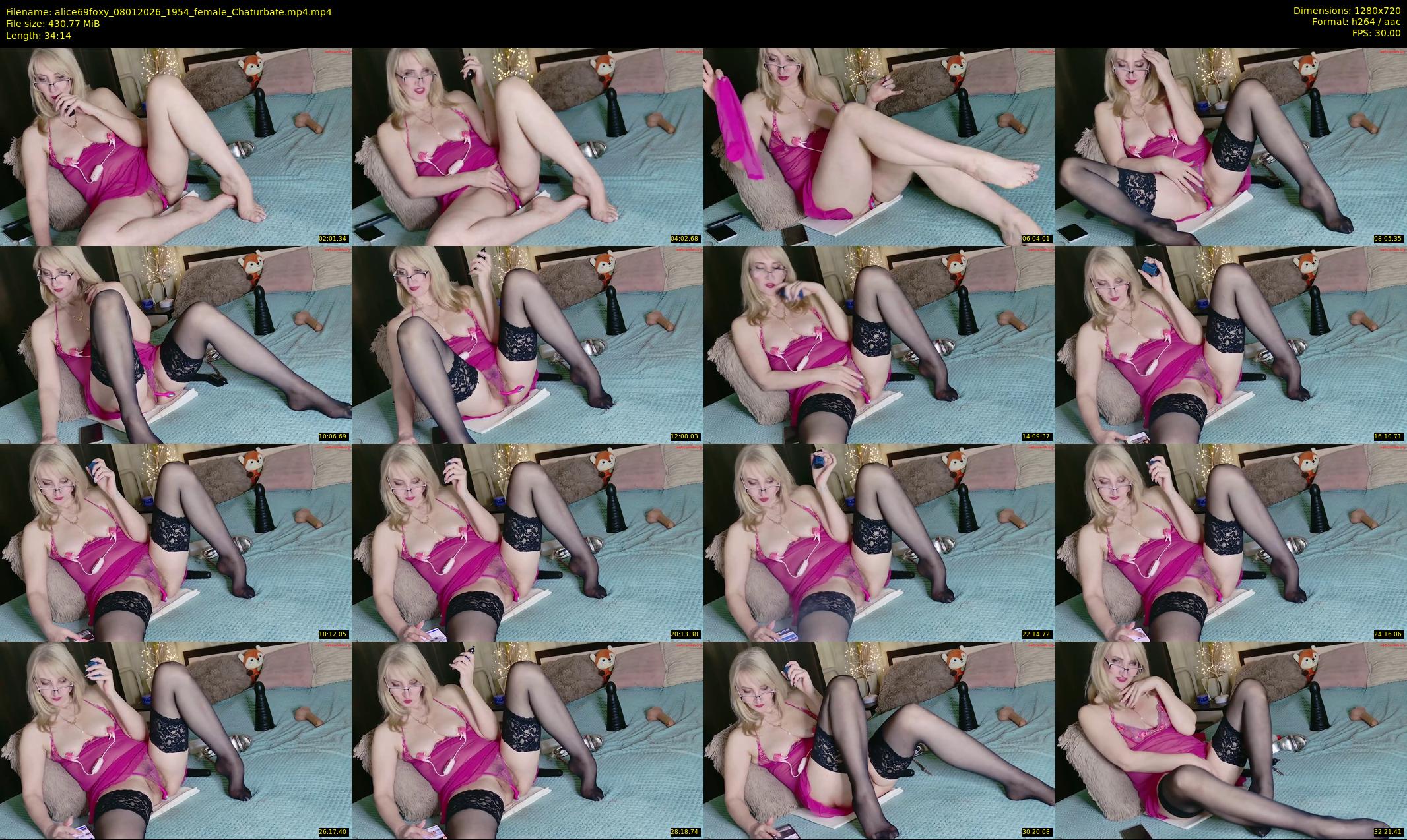 alice69foxy — 35 minute Chaturbate female cam show recording, 720p, Jan 8, 2026
