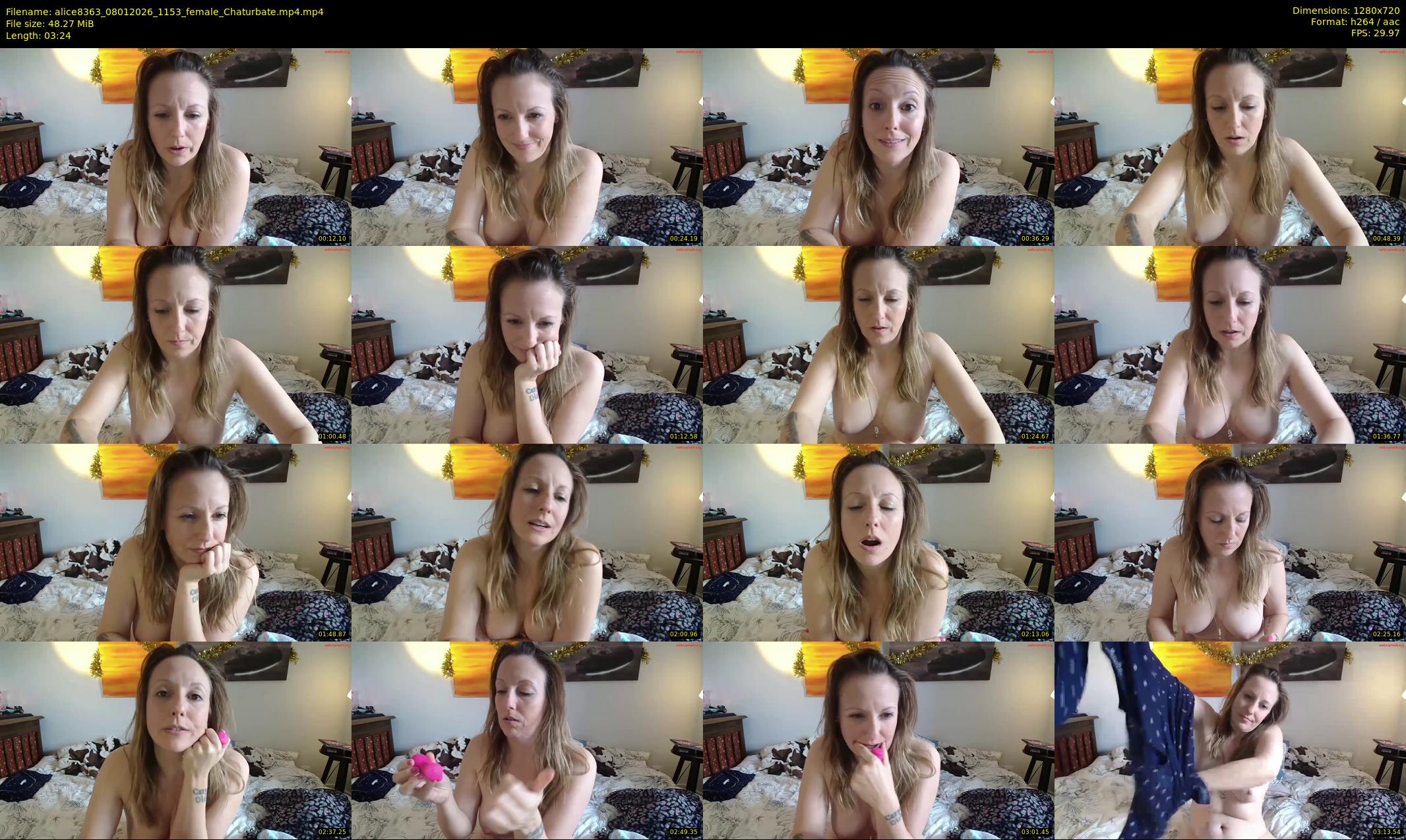 alice8363 — 4 minute Chaturbate female cam show recording, 720p, Jan 8, 2026