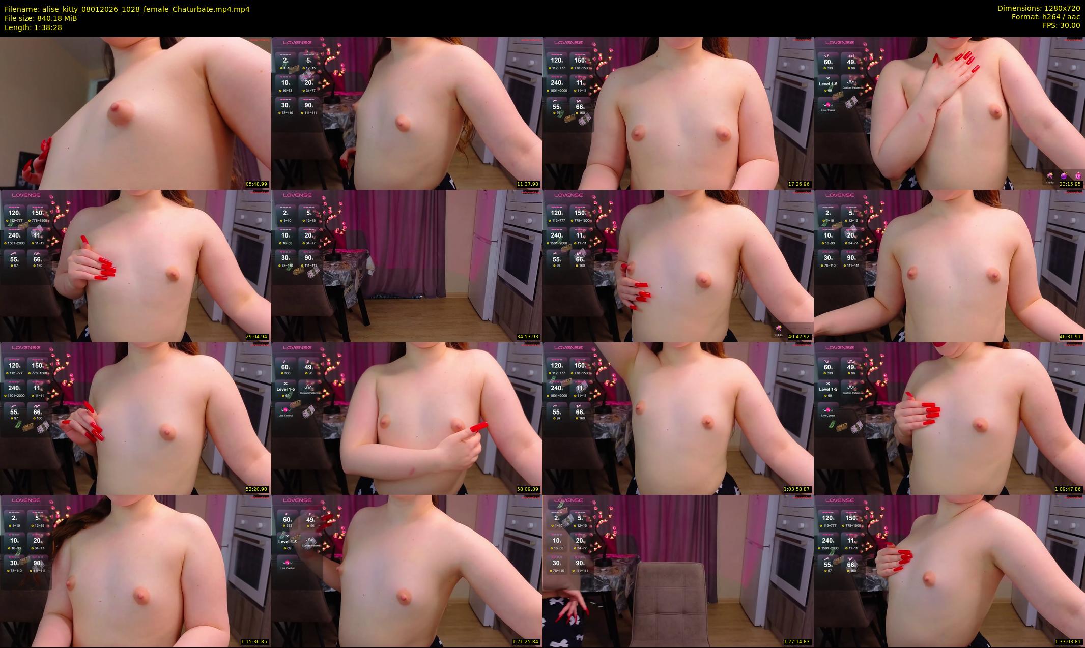 alise_kitty — 99 minute Chaturbate female cam show recording, 720p, Jan 8, 2026
