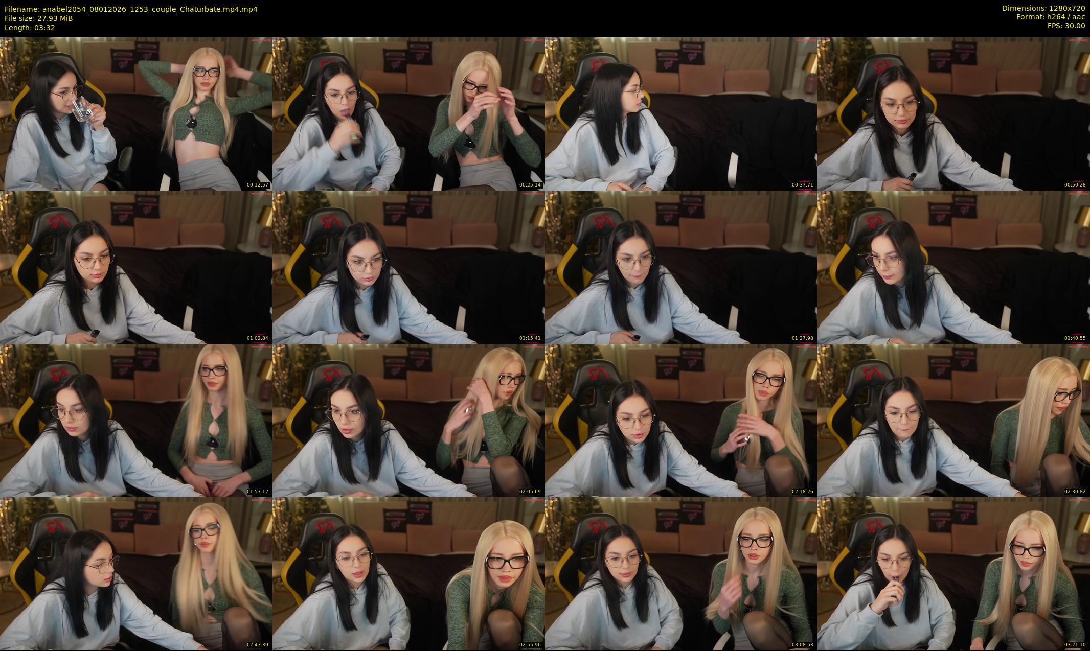 anabel2054 — 4 minute Chaturbate female cam show recording, 720p, Jan 8, 2026