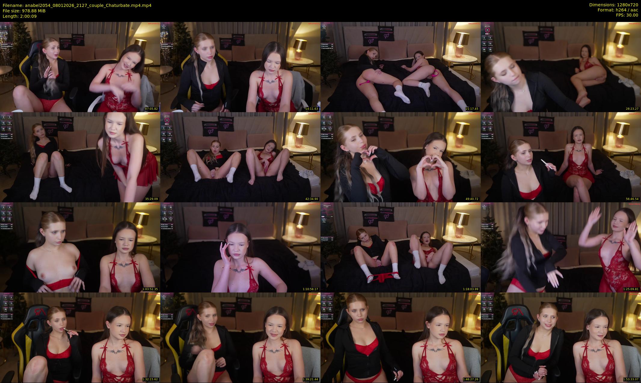 anabel2054 — 121 minute Chaturbate female cam show recording, 720p, Jan 8, 2026