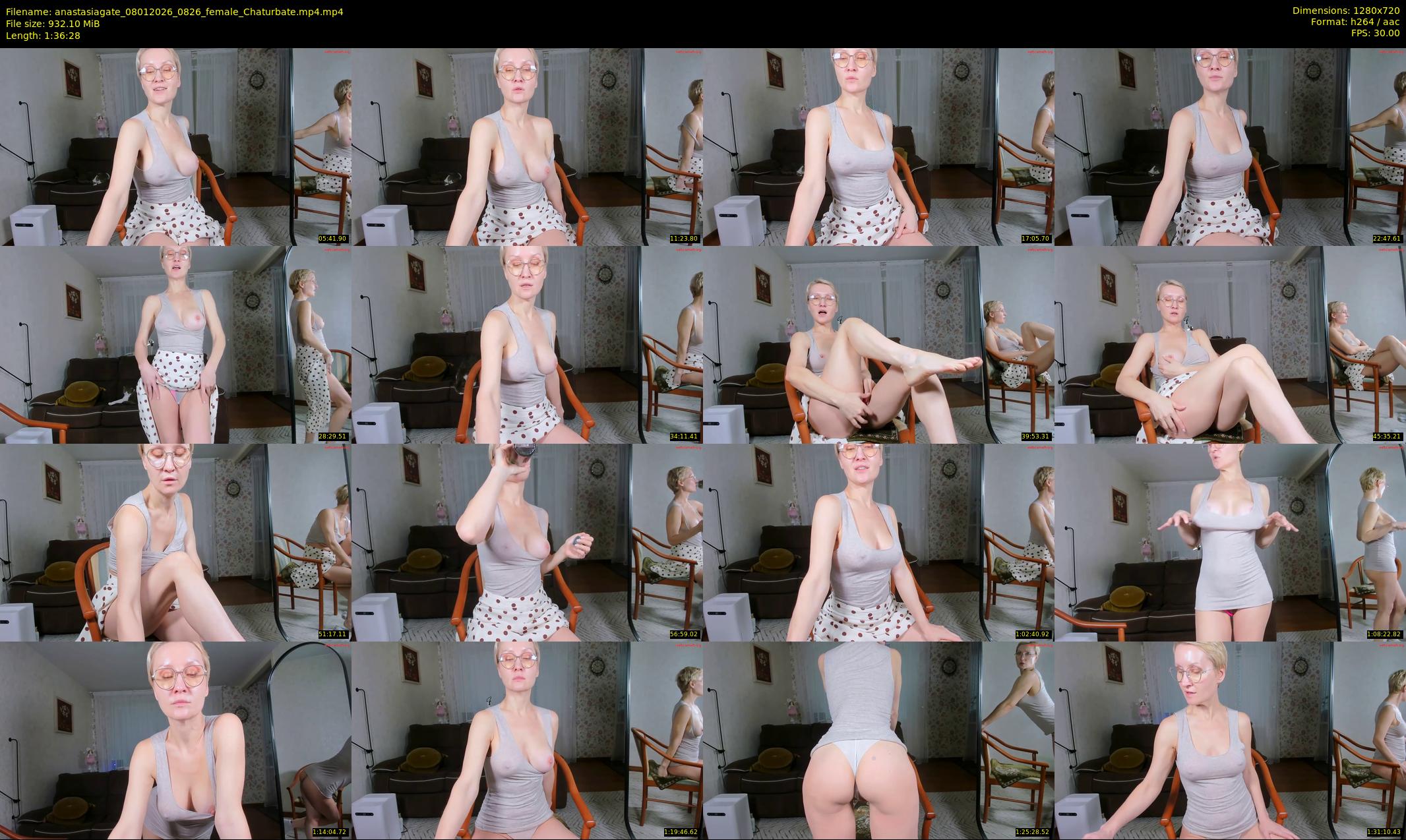 anastasiagate — 97 minute Chaturbate female cam show recording, 720p, Jan 8, 2026