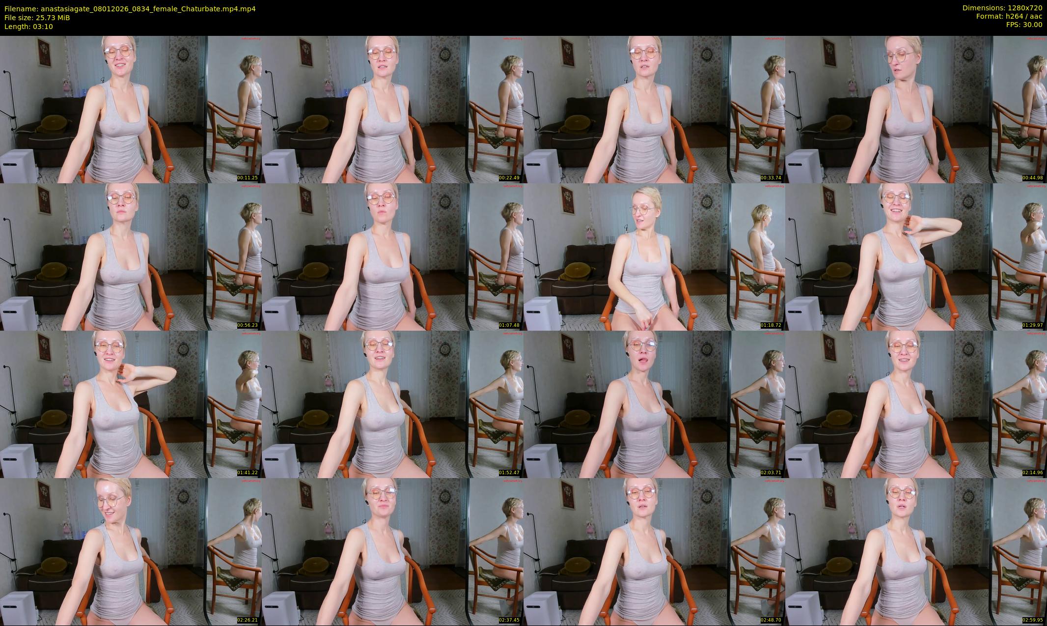 anastasiagate — 4 minute Chaturbate female cam show recording, 720p, Jan 8, 2026