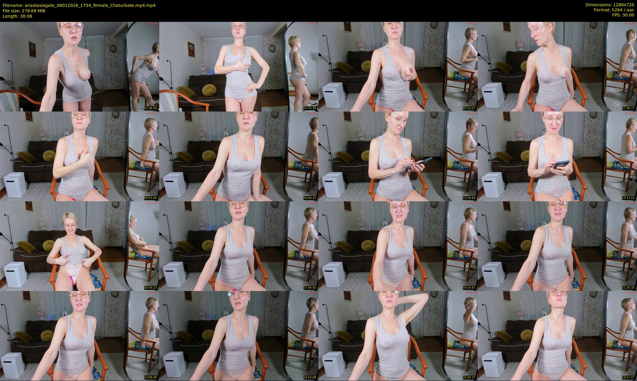 anastasiagate — 31 minute Chaturbate female cam show recording, 720p, Jan 8, 2026