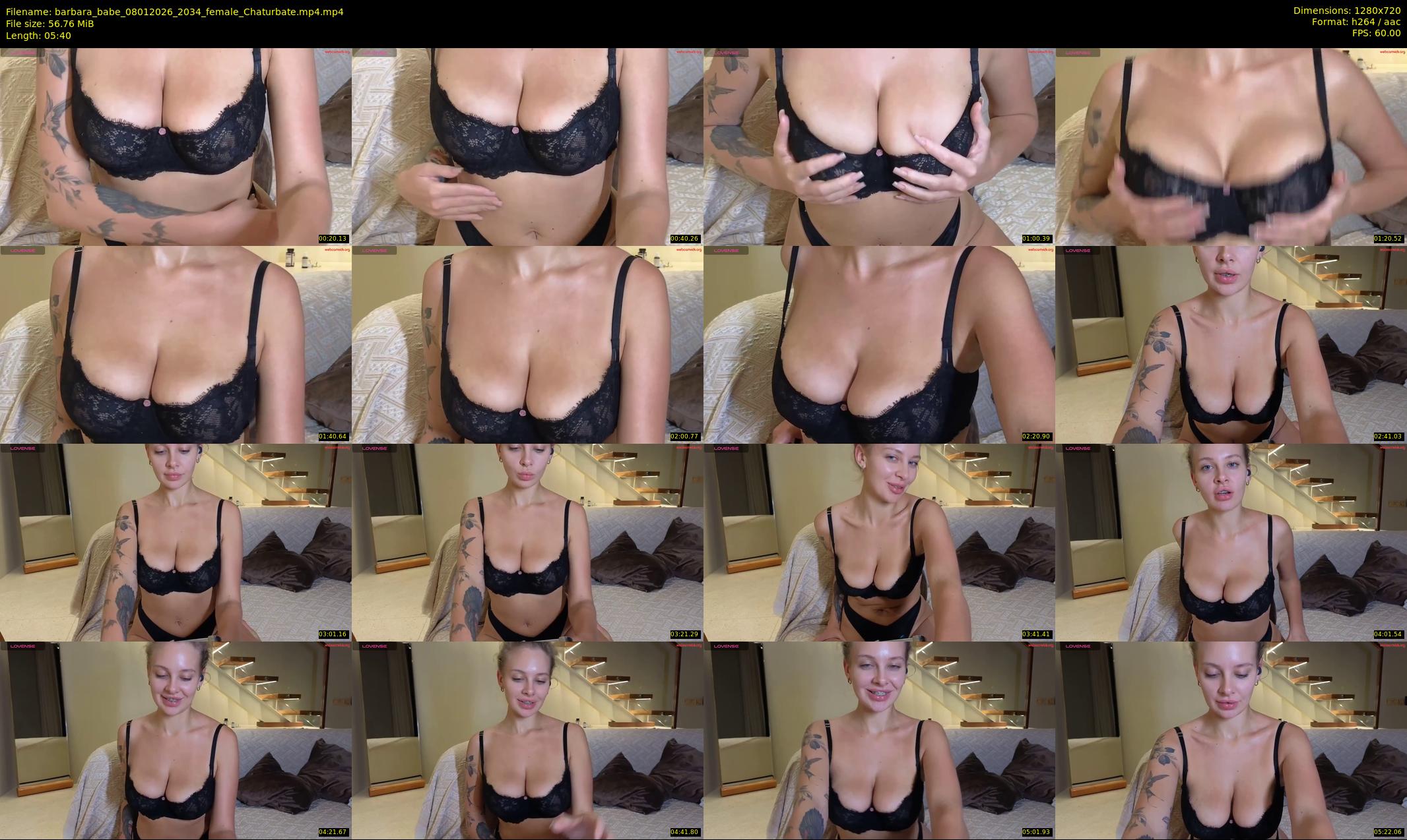 barbara_babe — 6 minute Chaturbate female cam show recording, 720p, Jan 8, 2026