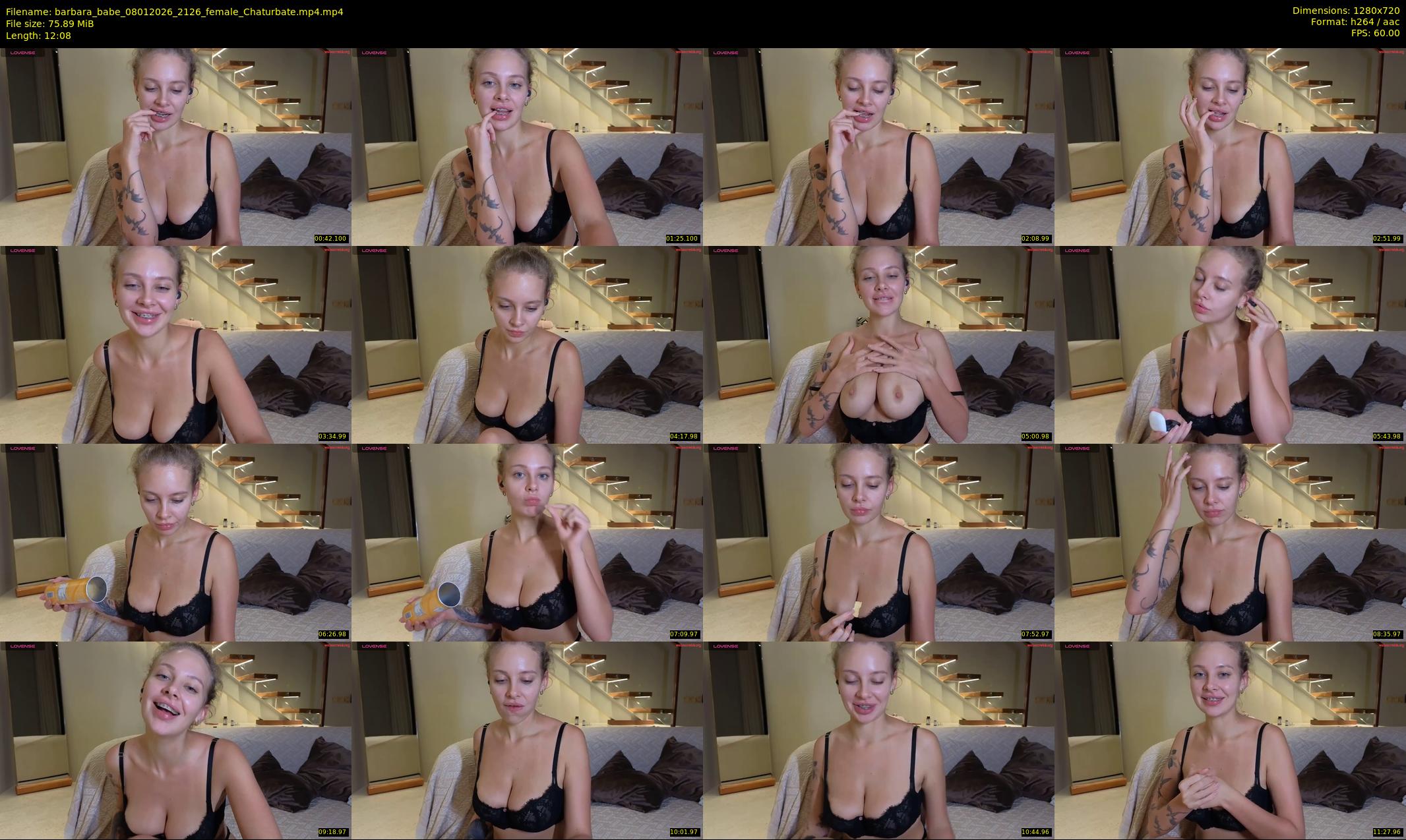 barbara_babe — 13 minute Chaturbate female cam show recording, 720p, Jan 8, 2026