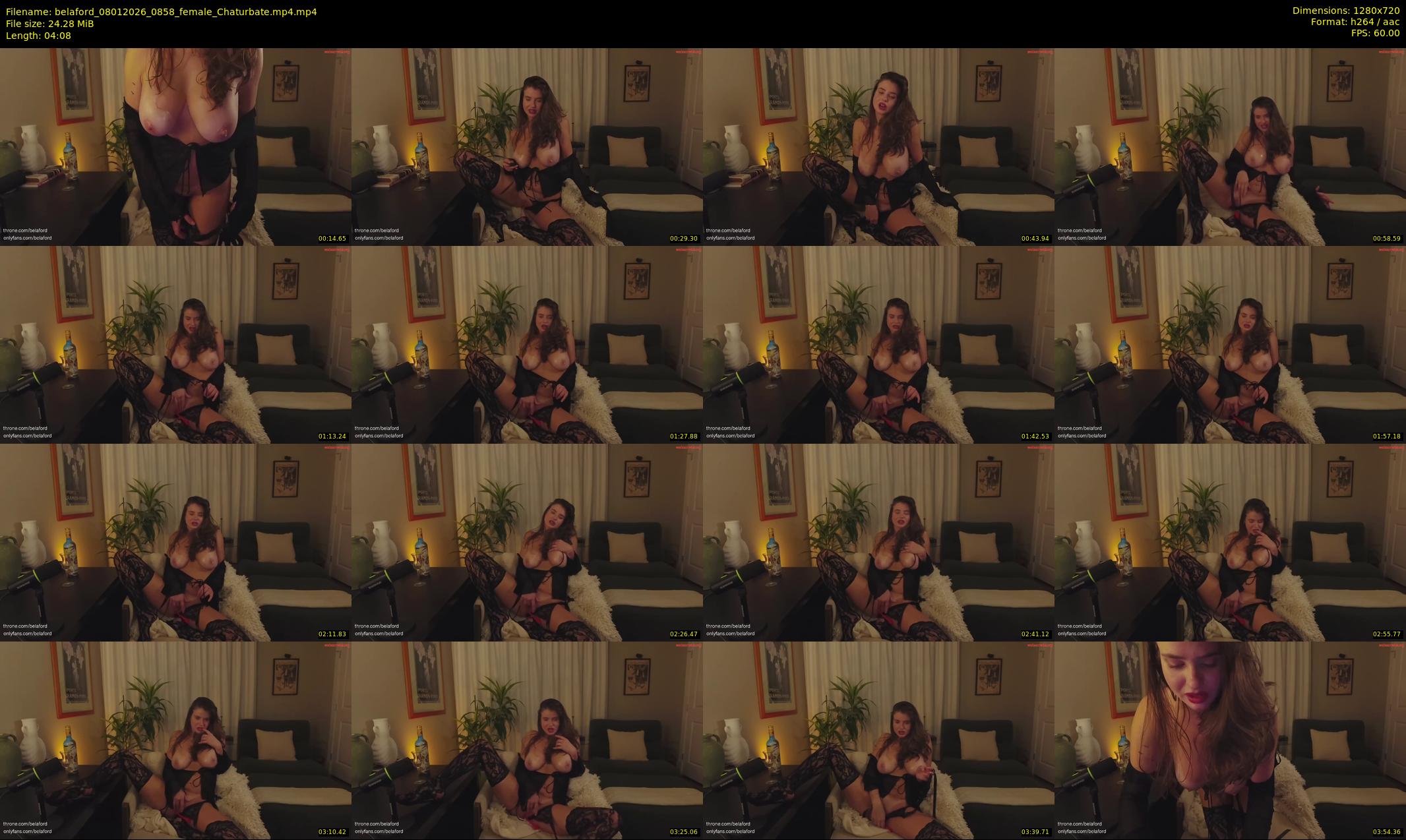 belaford — 5 minute Chaturbate female cam show recording, 720p, Jan 8, 2026
