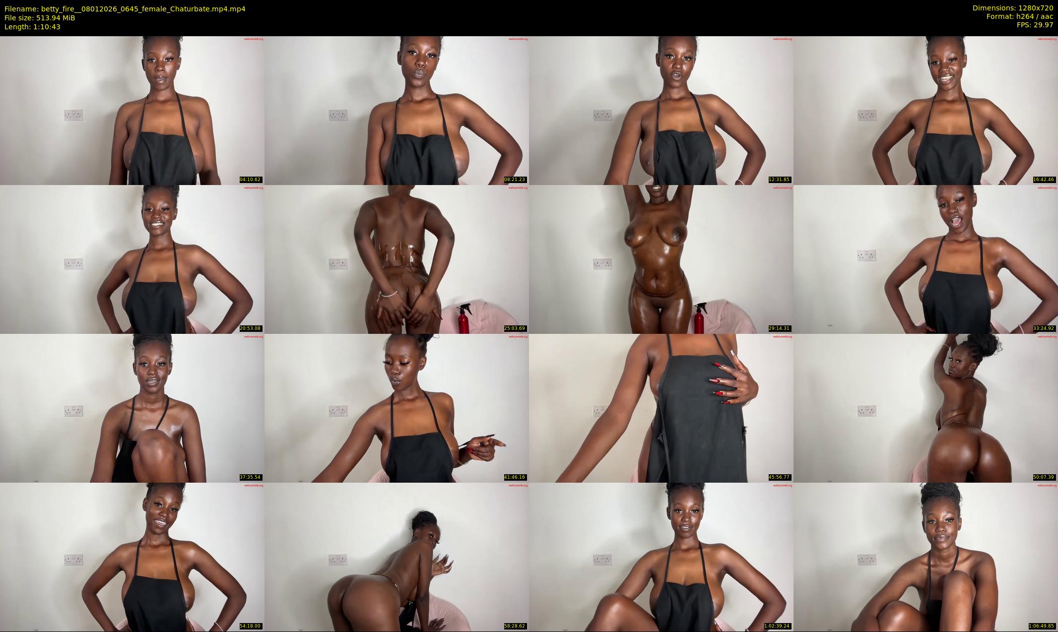 betty_fire_ — 71 minute Chaturbate female cam show recording, 720p, Jan 8, 2026
