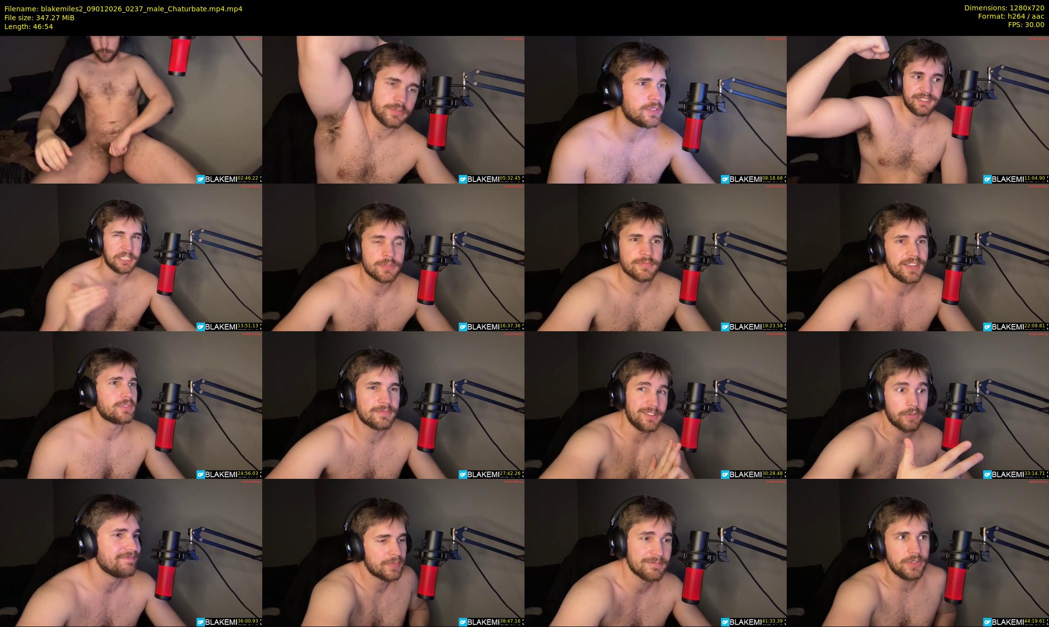 blakemiles2 — 47 minute Chaturbate male cam show recording, 720p, Jan 9, 2026