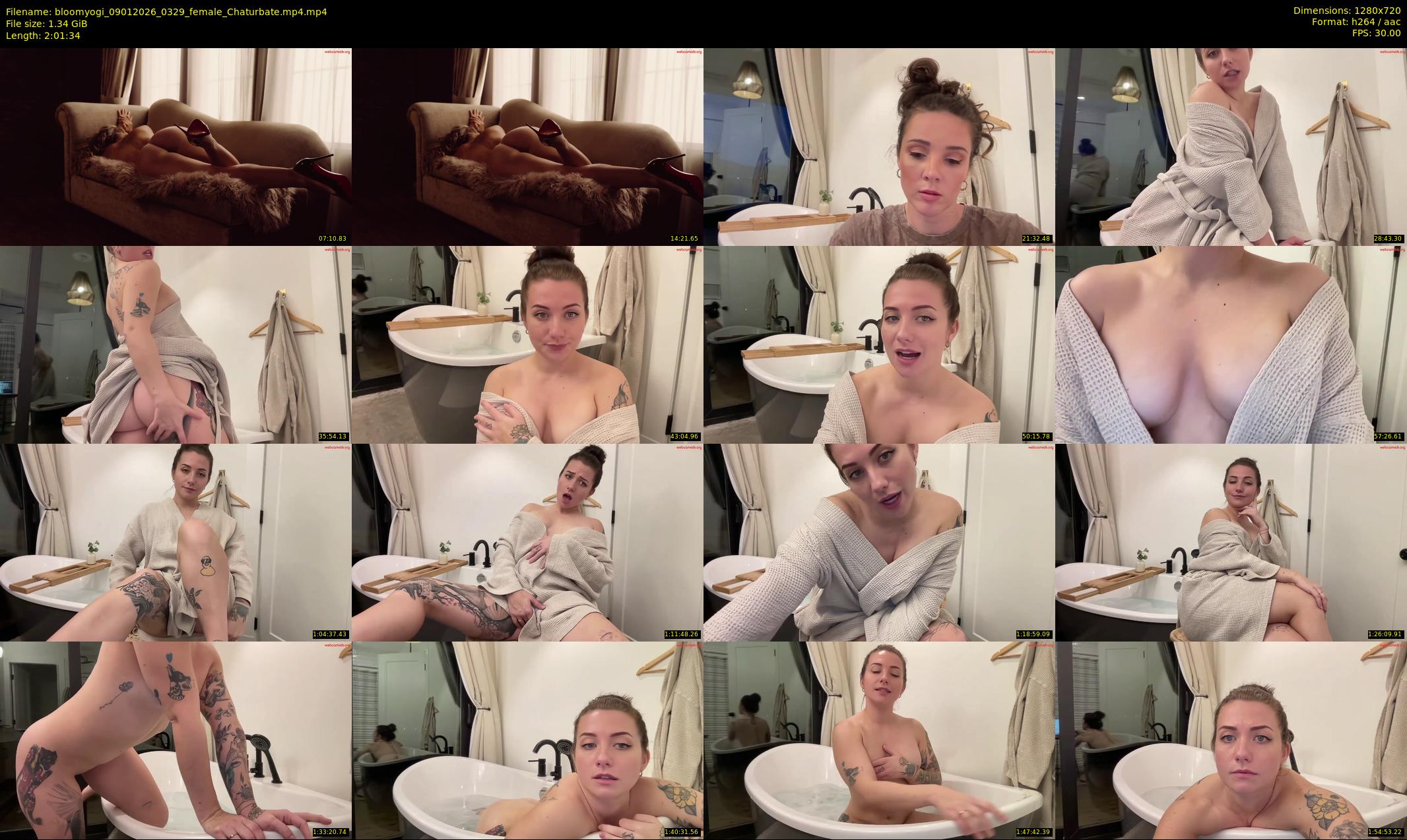 bloomyogi — 122 minute Chaturbate female cam show recording, 720p, Jan 9, 2026