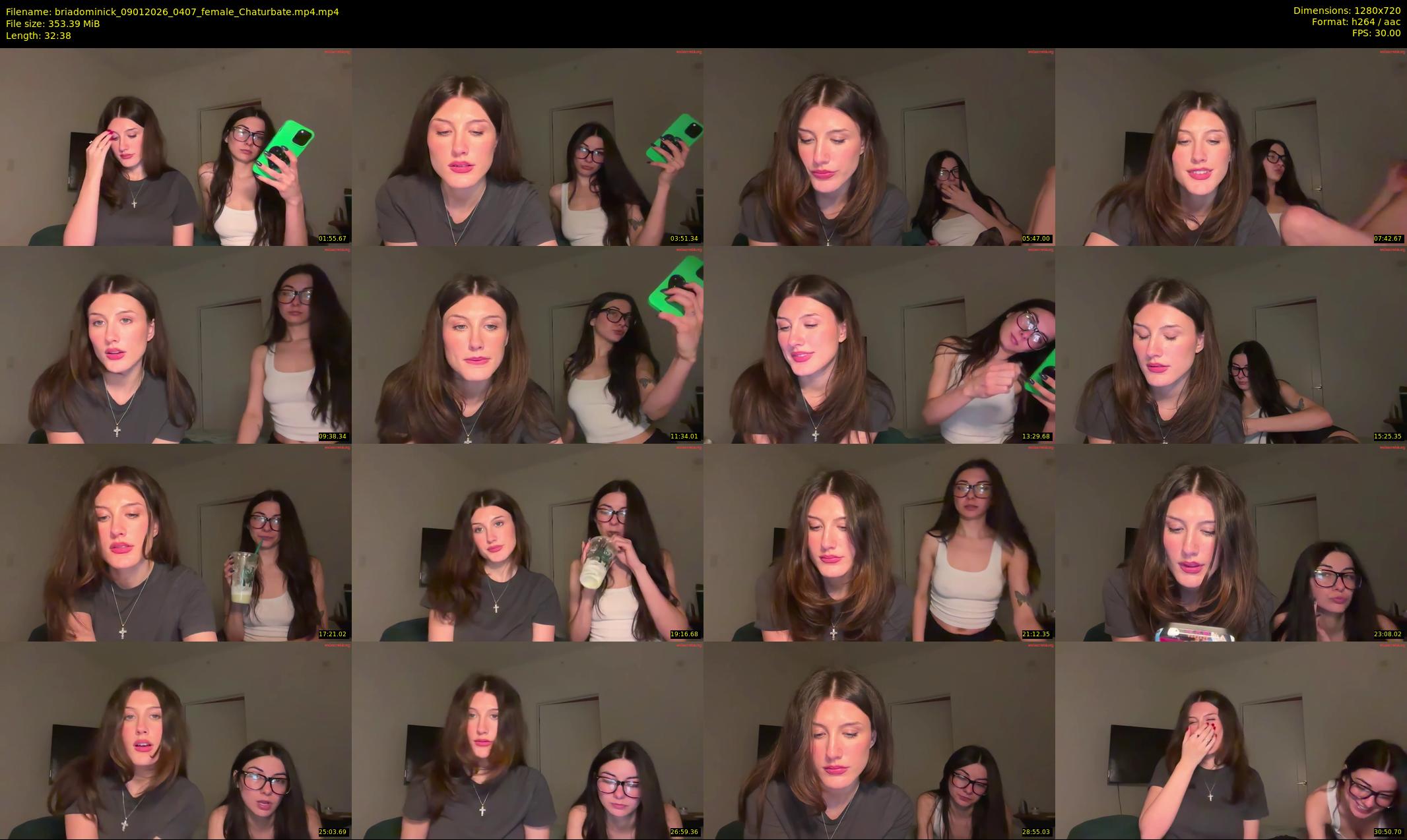 briadominick — 33 minute Chaturbate couple cam show recording, 720p, Jan 9, 2026