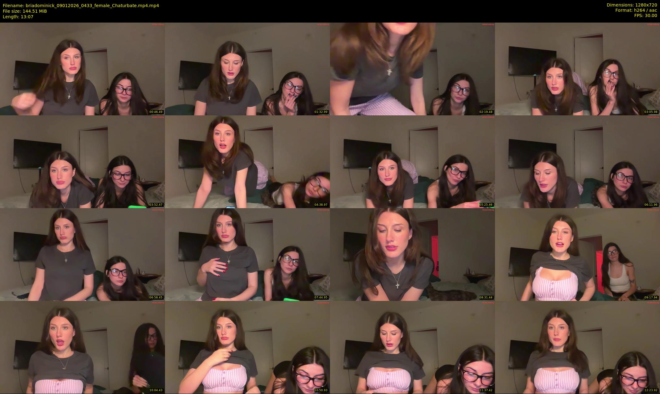 briadominick — 14 minute Chaturbate couple cam show recording, 720p, Jan 9, 2026