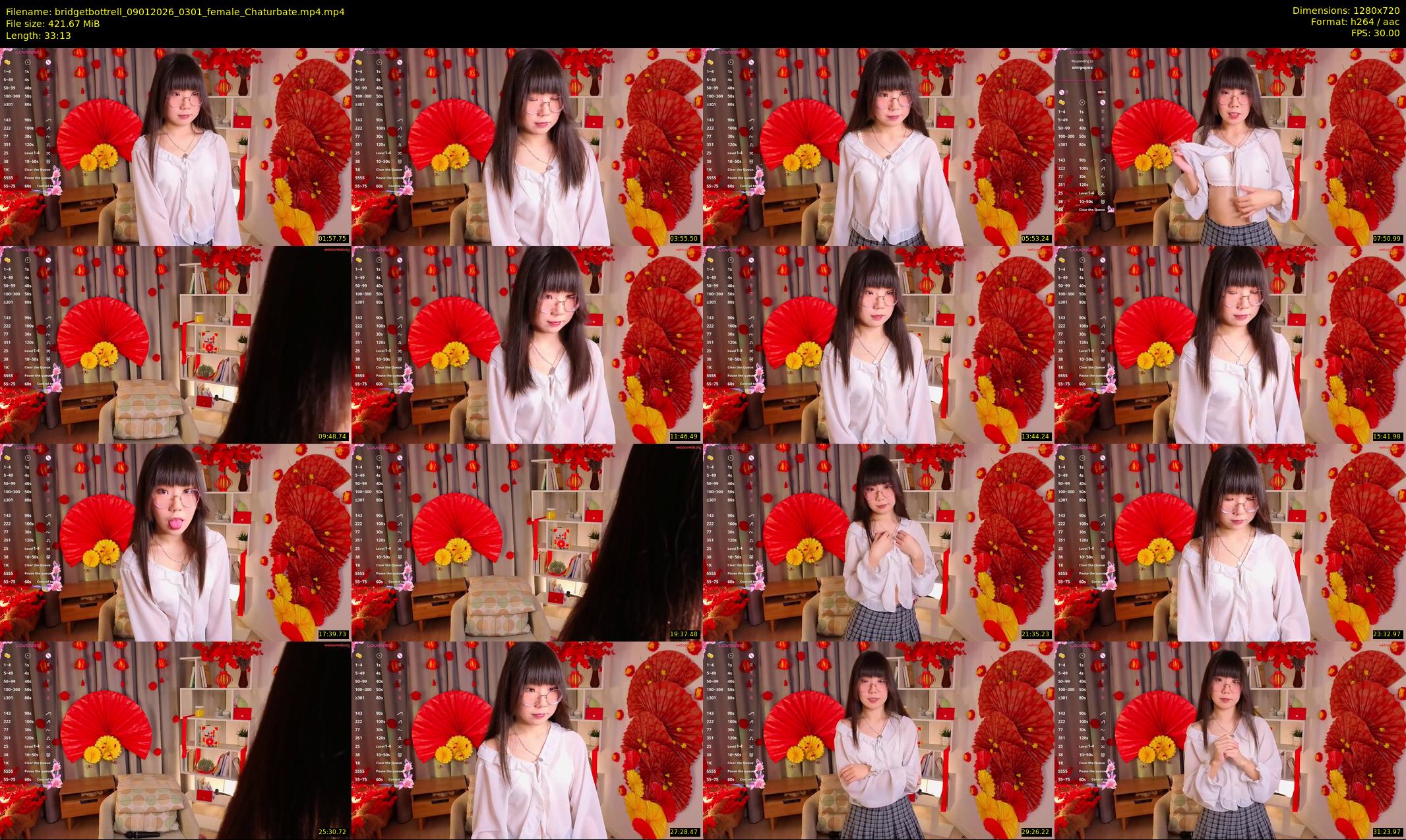 bridgetbottrell — 34 minute Chaturbate female cam show recording, 720p, Jan 9, 2026