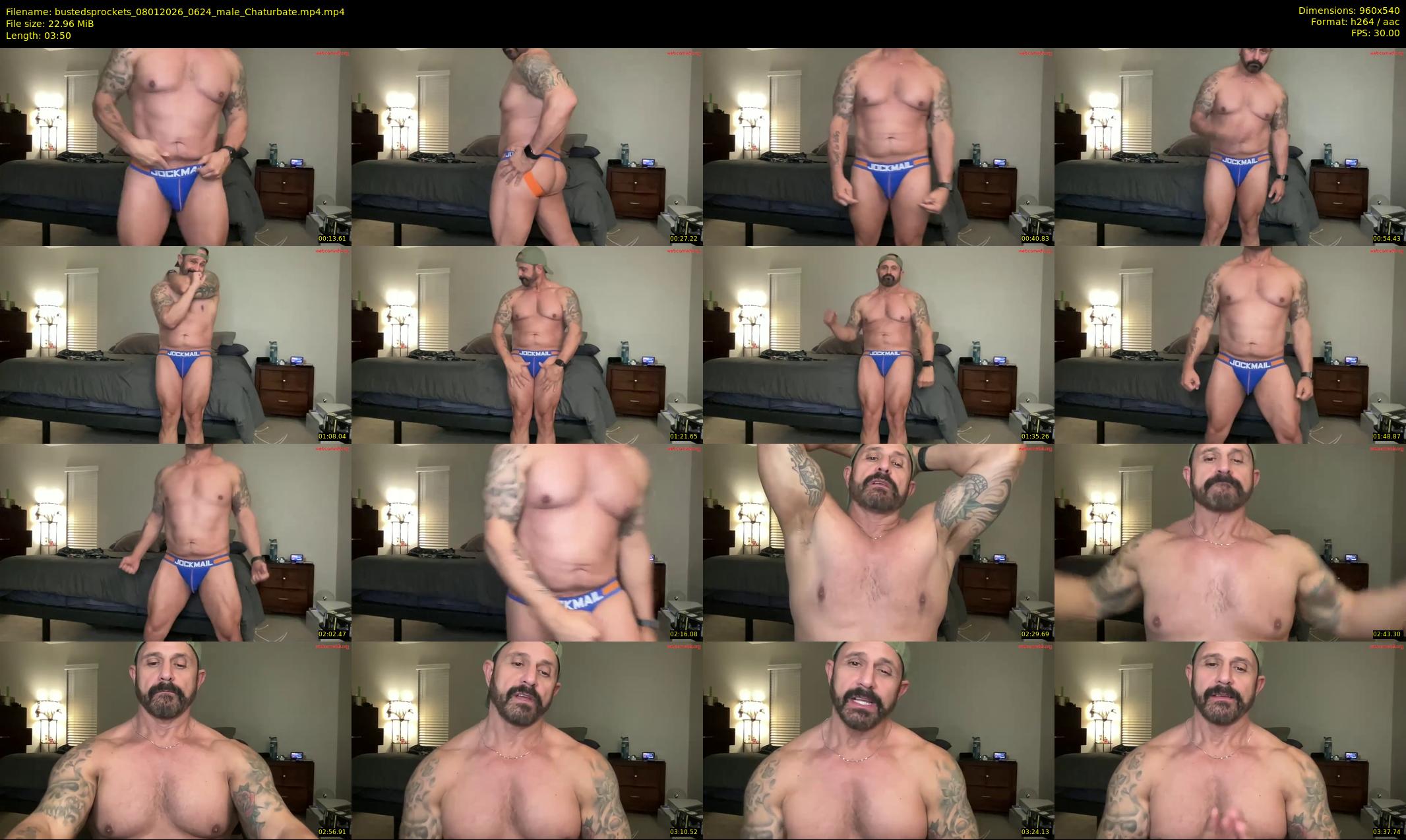 bustedsprockets — 4 minute Chaturbate male cam show recording, 480p, Jan 8, 2026