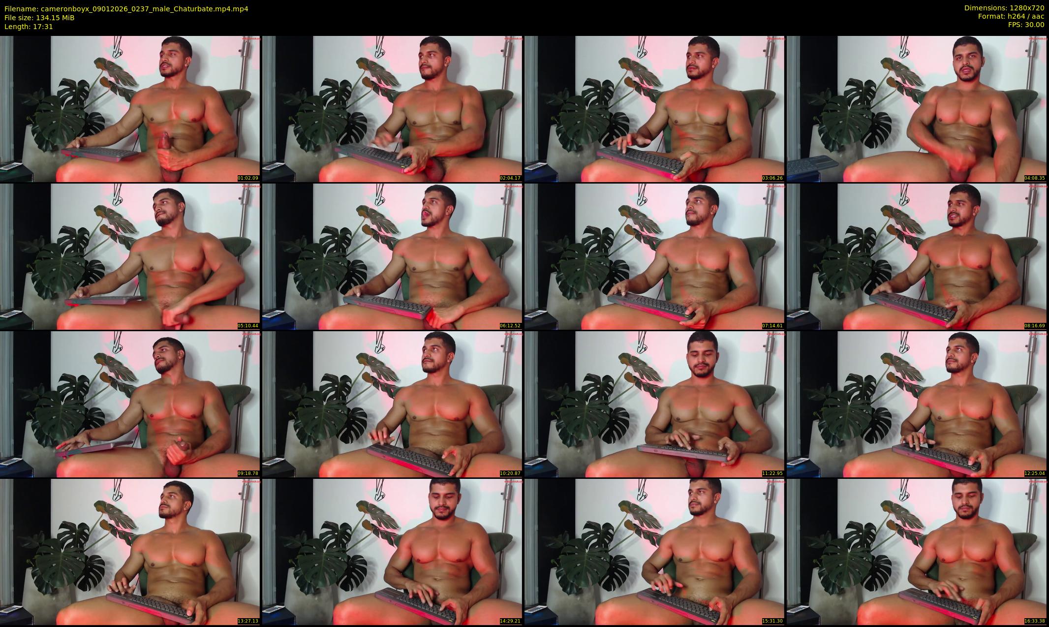 cameronboyx — 18 minute Chaturbate male cam show recording, 720p, Jan 9, 2026