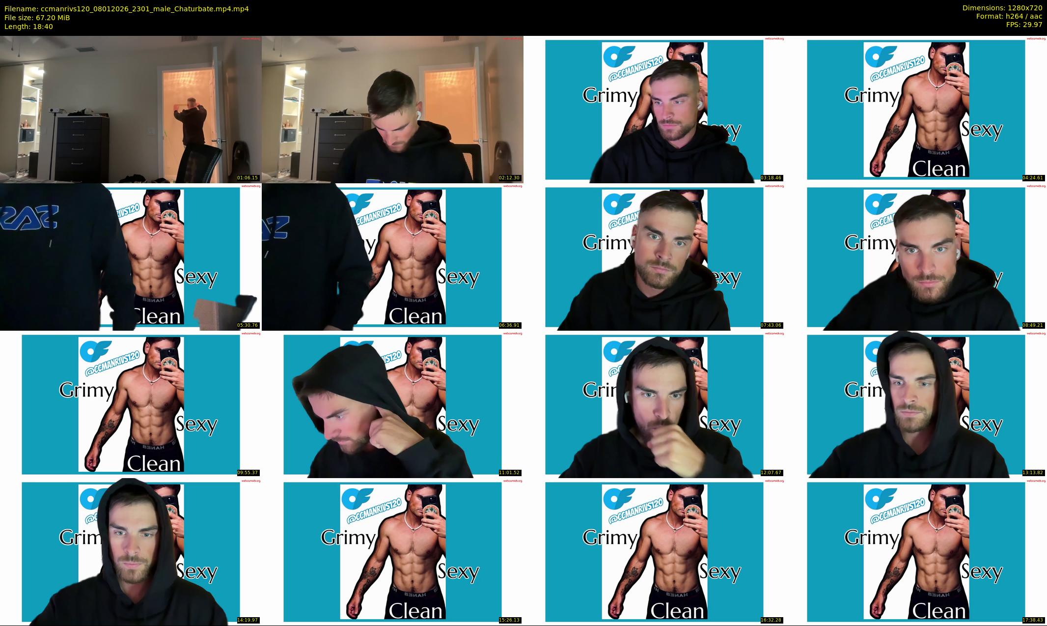 ccmanrivs120 — 19 minute Chaturbate male cam show recording, 720p, Jan 8, 2026