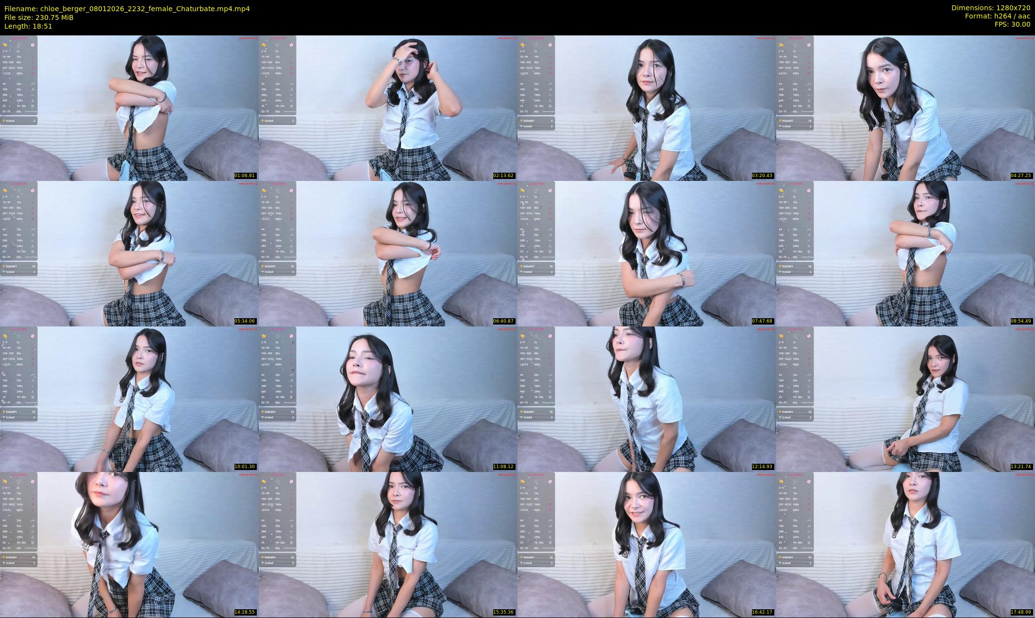 chloe_berger — 19 minute Chaturbate female cam show recording, 720p, Jan 8, 2026