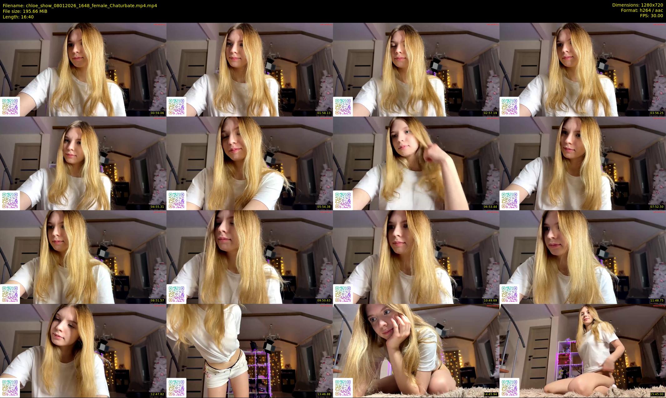 chloe_show — 17 minute Chaturbate female cam show recording, 720p, Jan 8, 2026