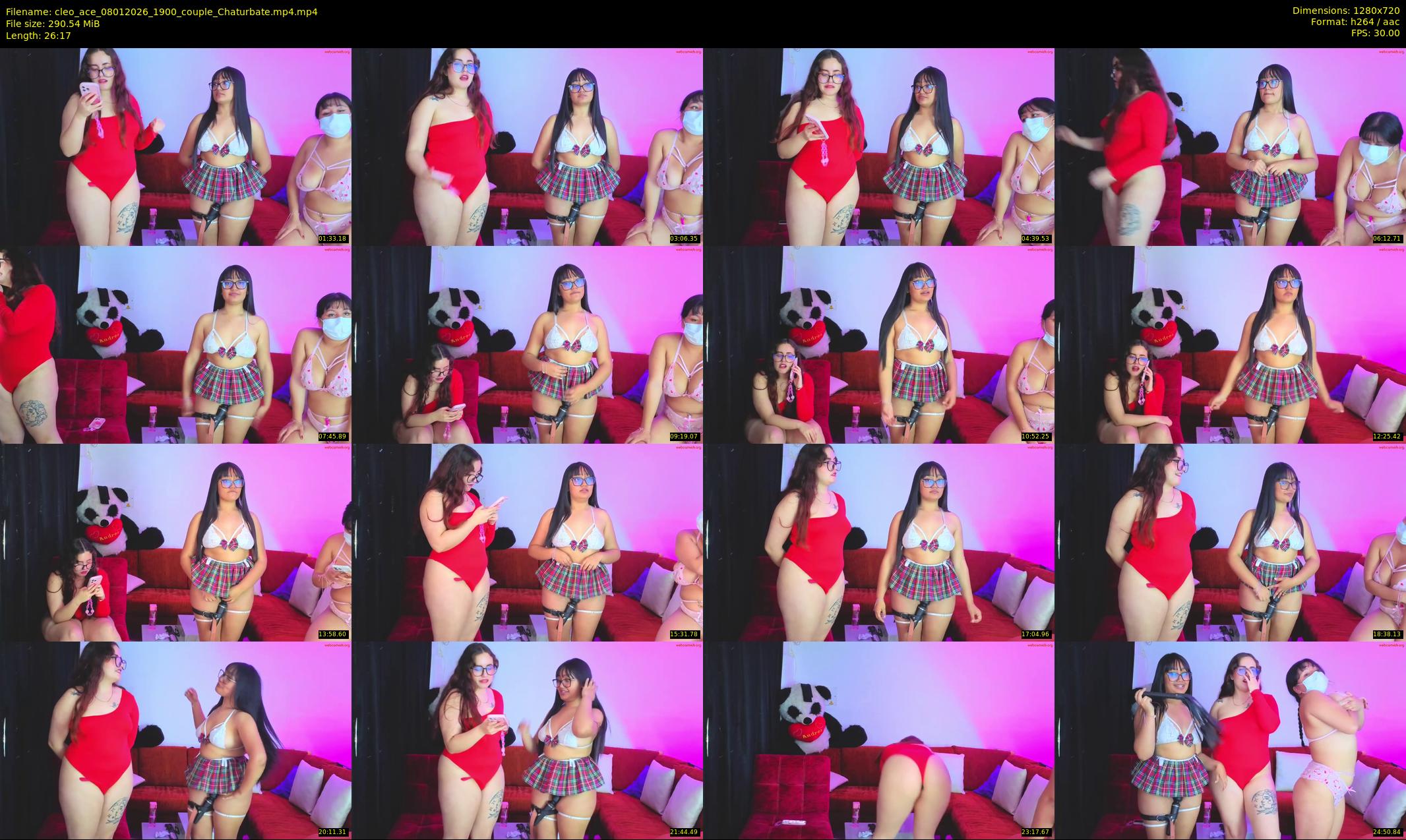 cleo_ace — 27 minute Chaturbate couple cam show recording, 720p, Jan 8, 2026