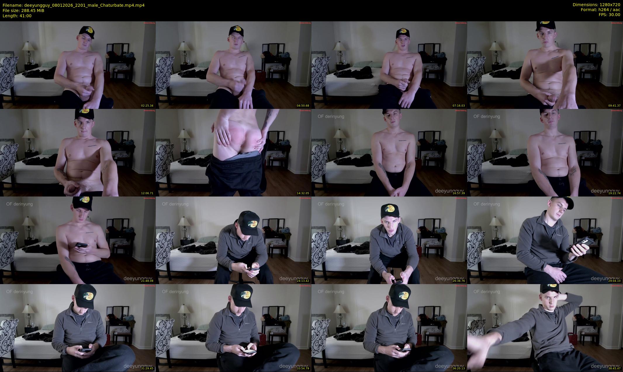 deeyungguy — 41 minute Chaturbate male cam show recording, 720p, Jan 8, 2026