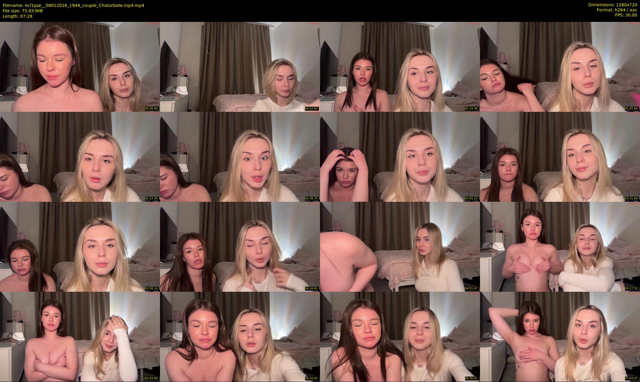 ecl1pse_ — 8 minute Chaturbate couple cam show recording, 720p, Jan 8, 2026