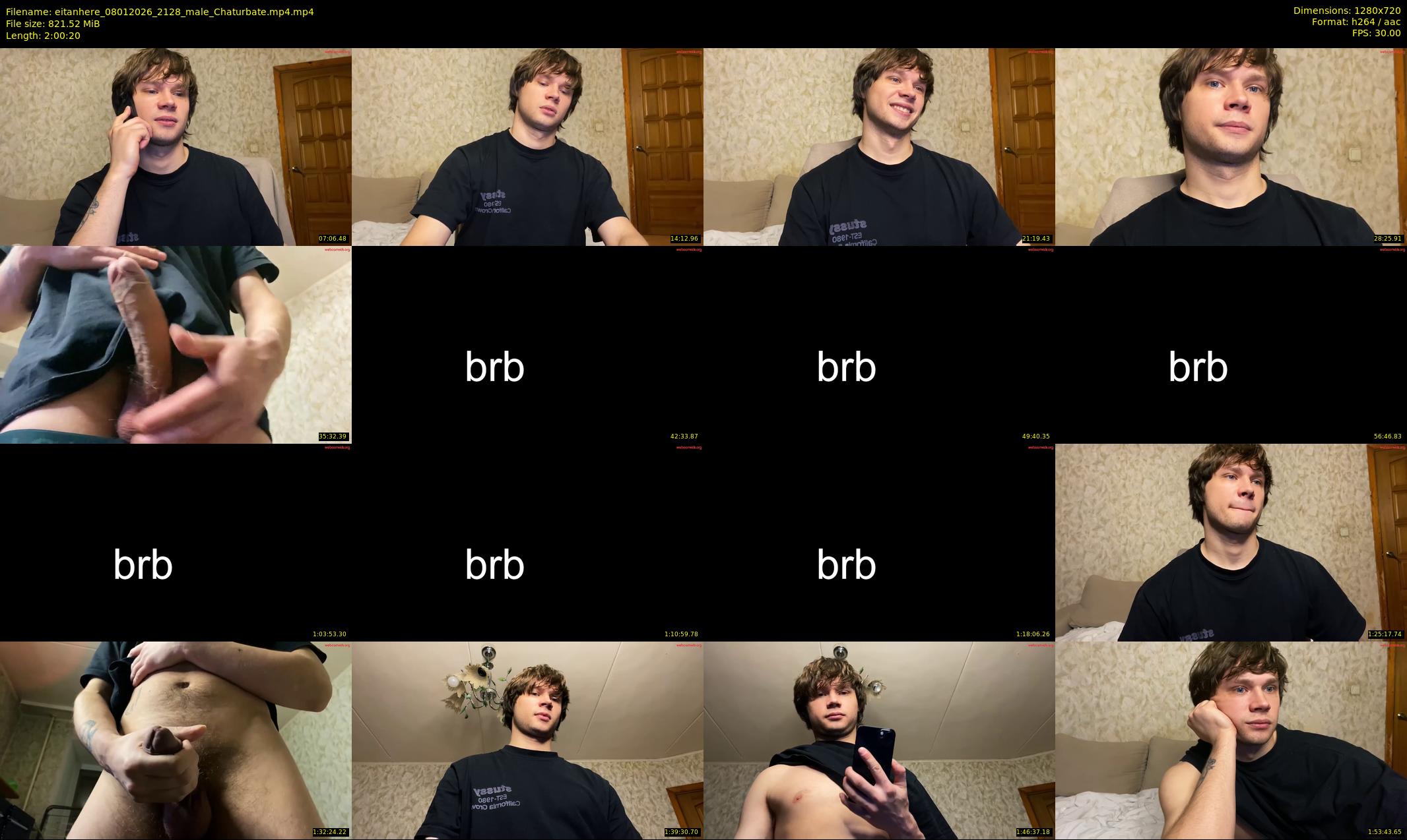 eitanhere — 121 minute Chaturbate male cam show recording, 720p, Jan 8, 2026