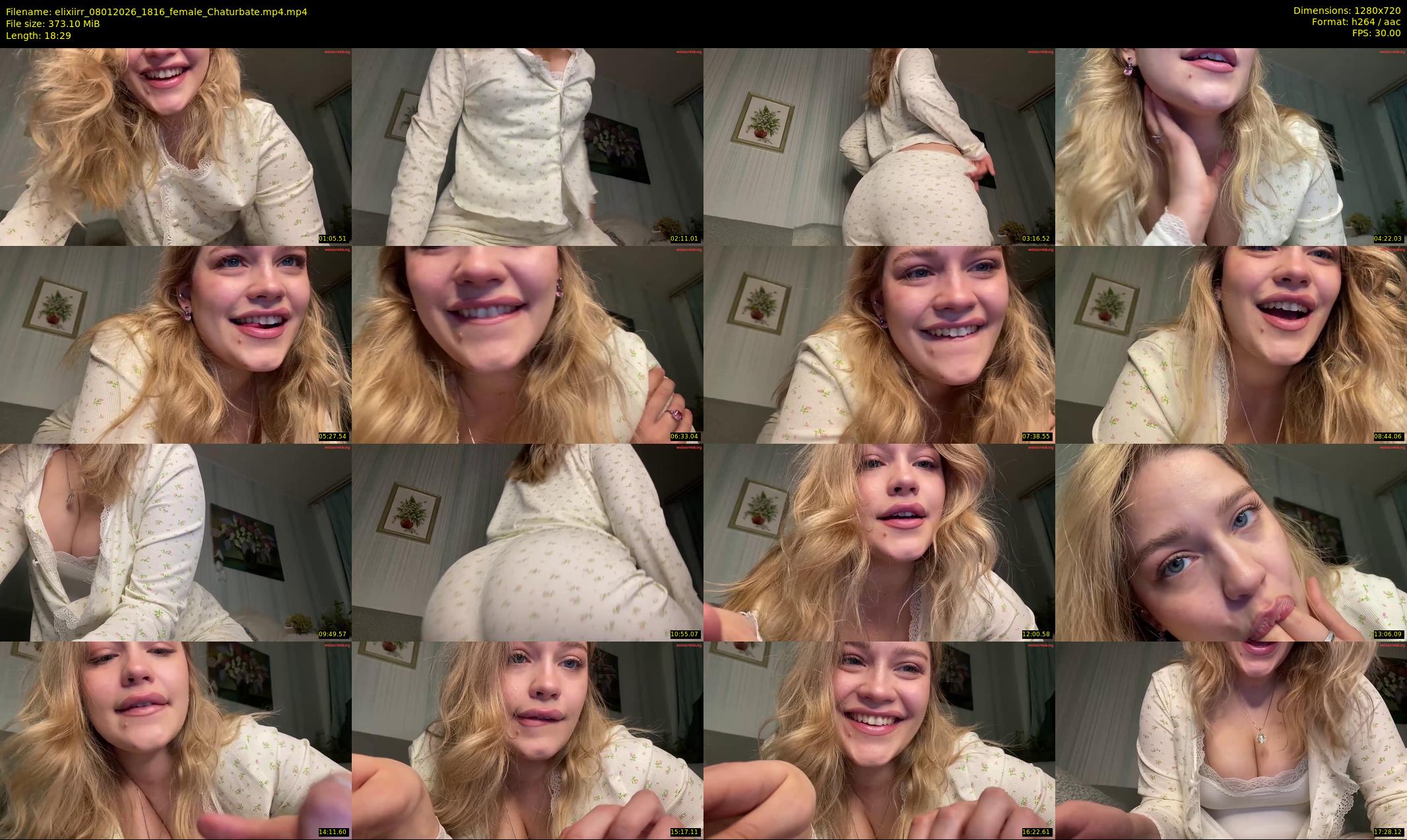 elixiirr — 19 minute Chaturbate female cam show recording, 720p, Jan 8, 2026