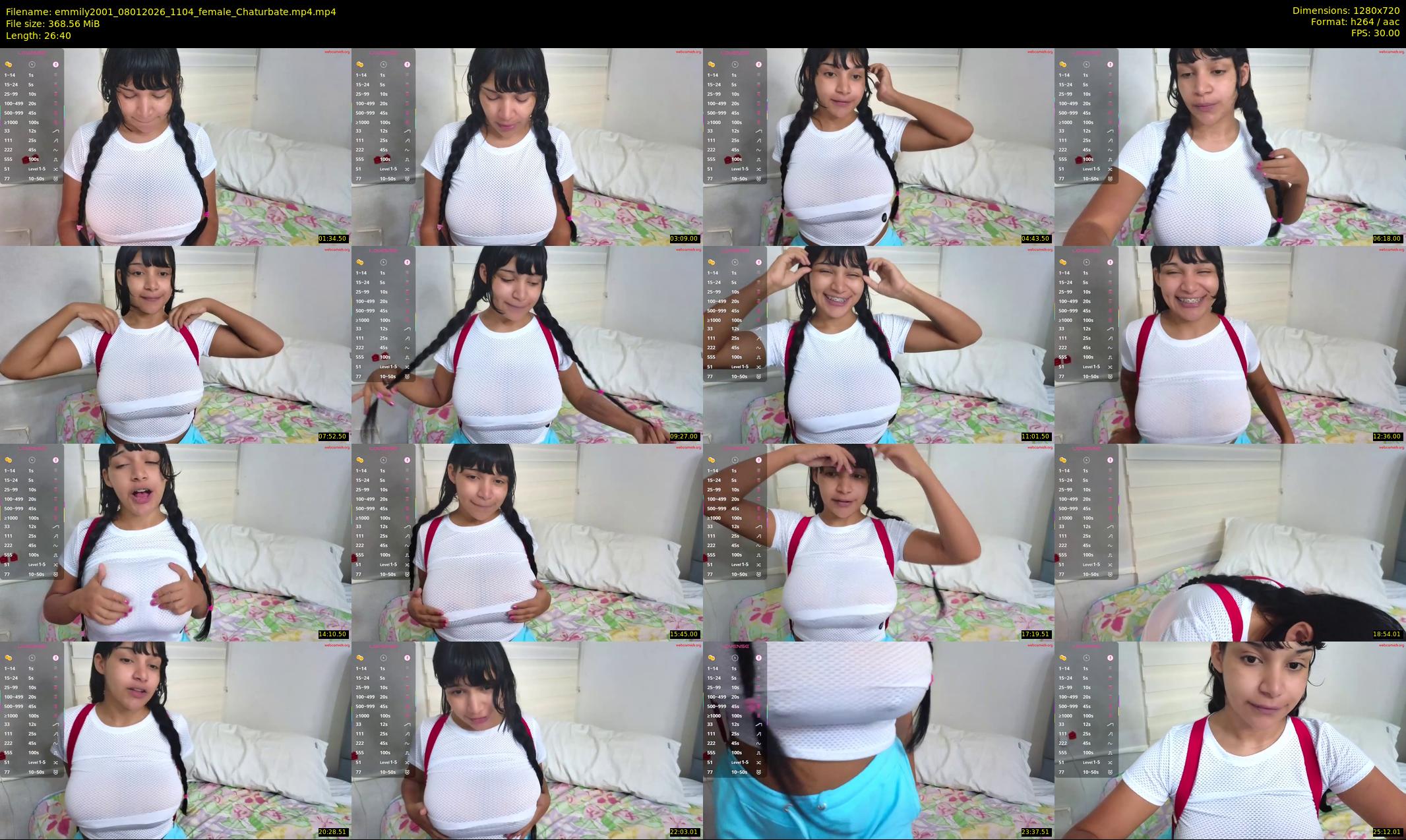 emmily2001 — 27 minute Chaturbate female cam show recording, 720p, Jan 8, 2026