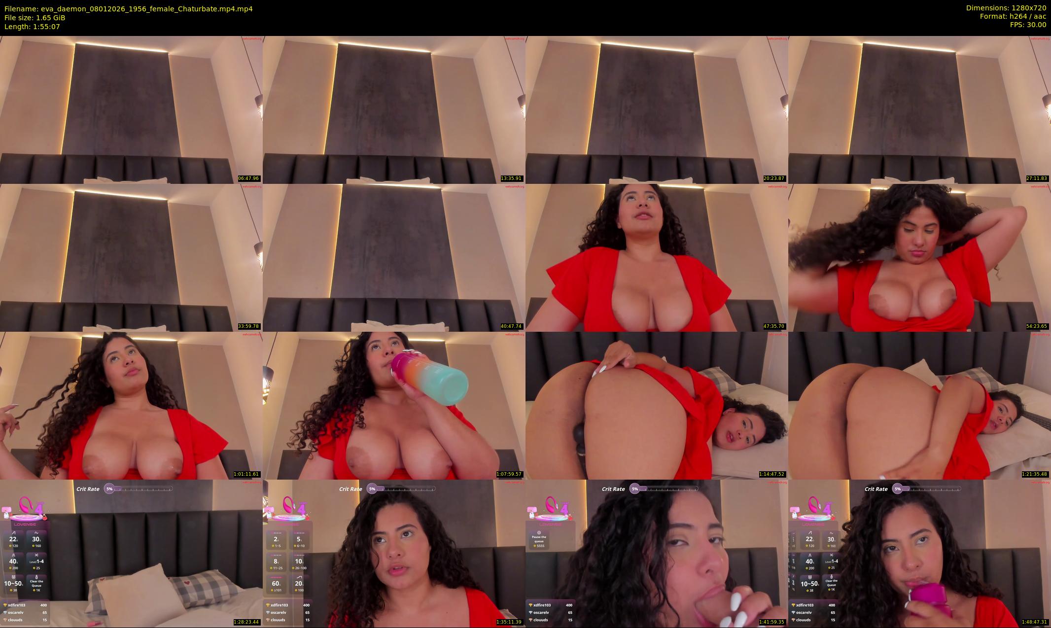 eva_daemon — 116 minute Chaturbate female cam show recording, 720p, Jan 8, 2026