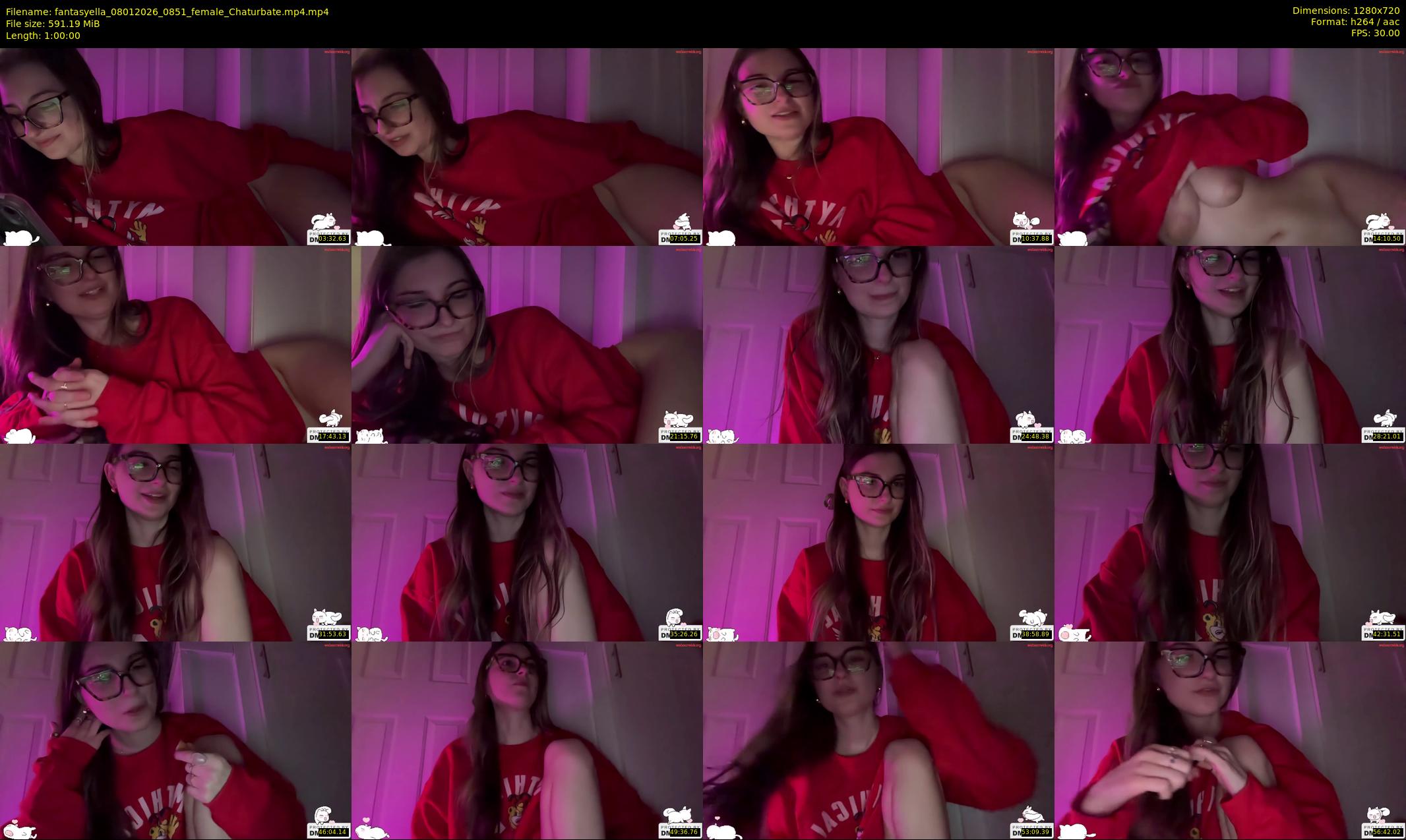 fantasyella — 60 minute Chaturbate female cam show recording, 720p, Jan 8, 2026