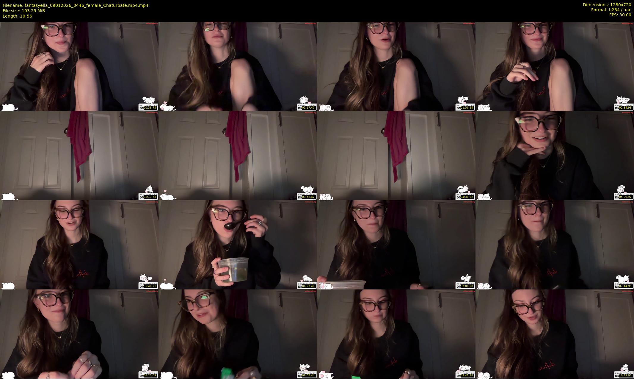 fantasyella — 11 minute Chaturbate female cam show recording, 720p, Jan 9, 2026