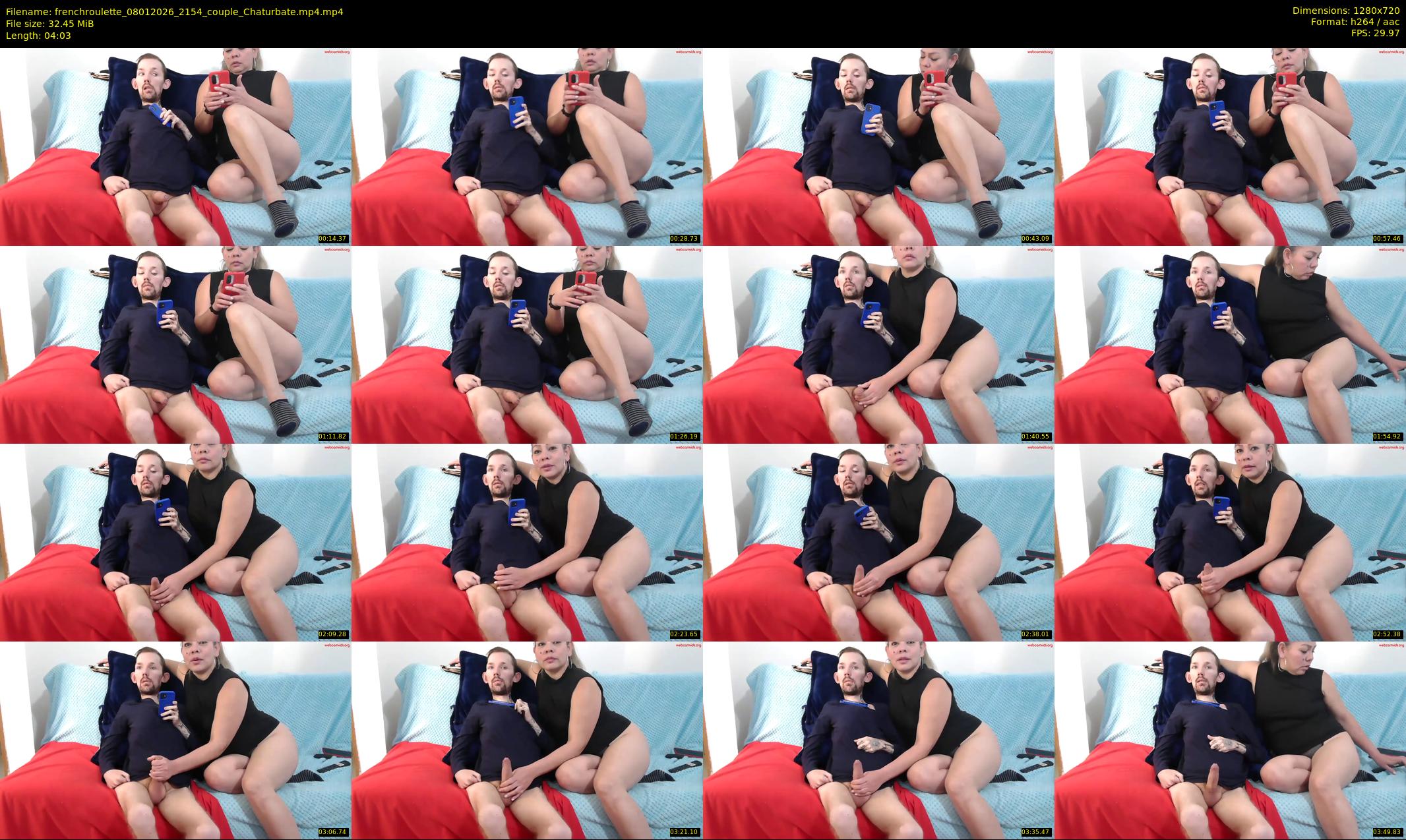 frenchroulette — 5 minute Chaturbate couple cam show recording, 720p, Jan 8, 2026